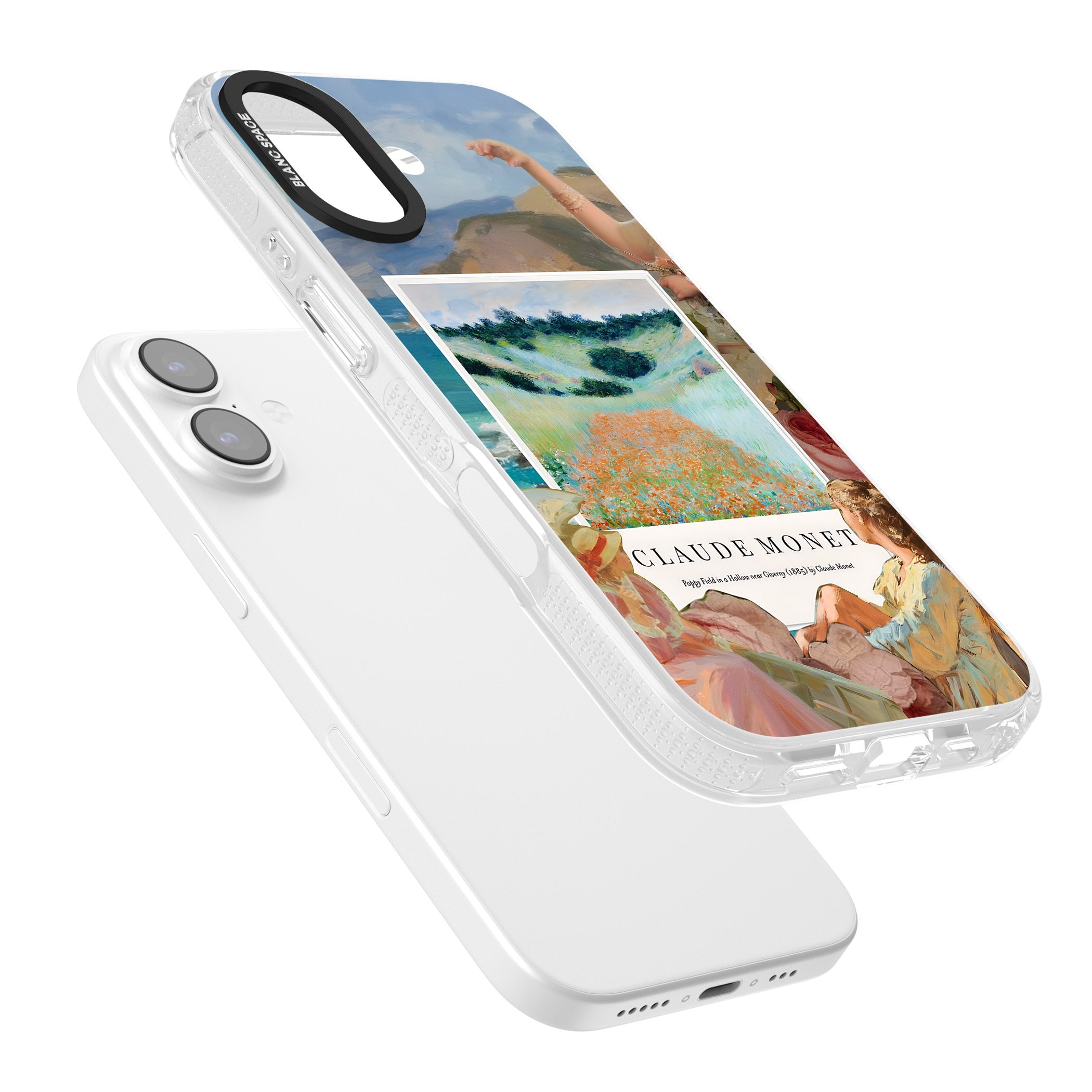 Monet Poppy Field iPhone 17 Impact Air Clear Phone Case Colours