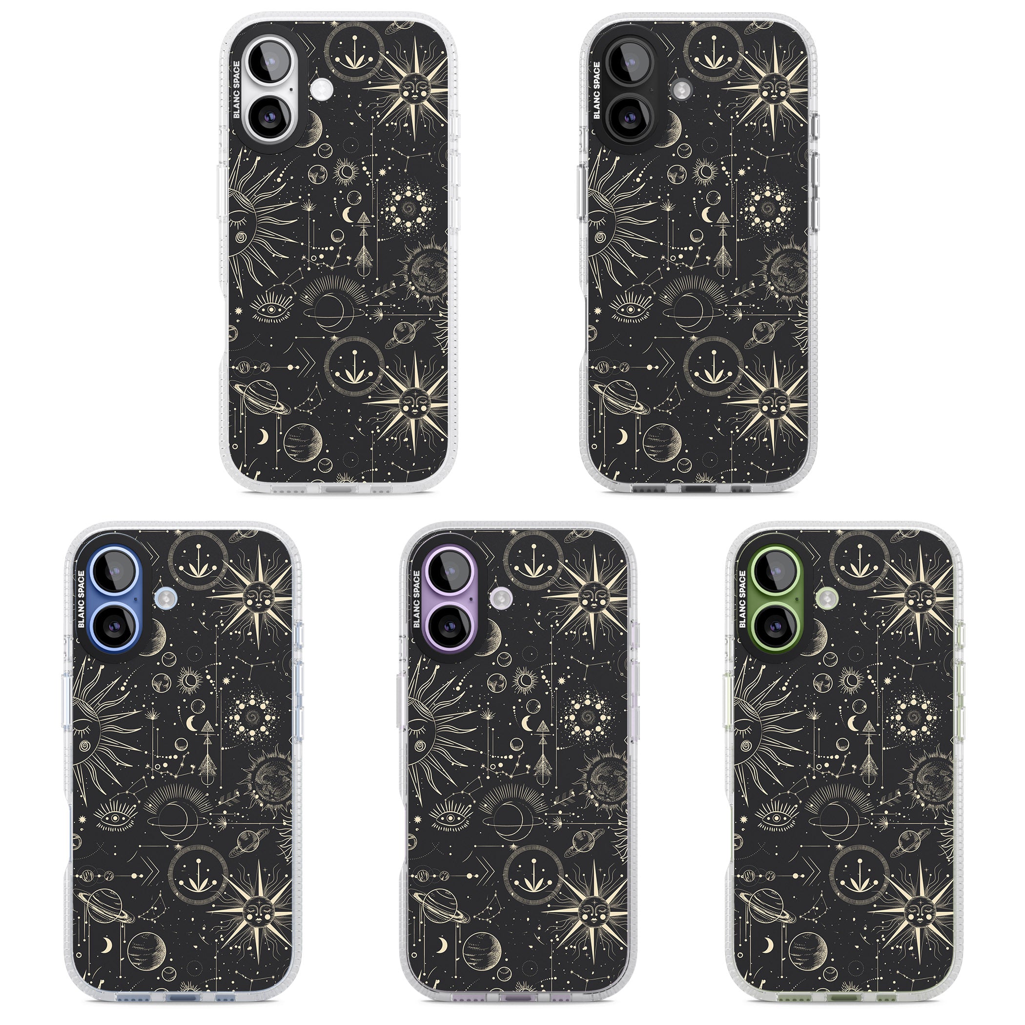 Cosmic Suns And Planets iPhone 17 Impact Air Clear Phone Case APT Impact Protection