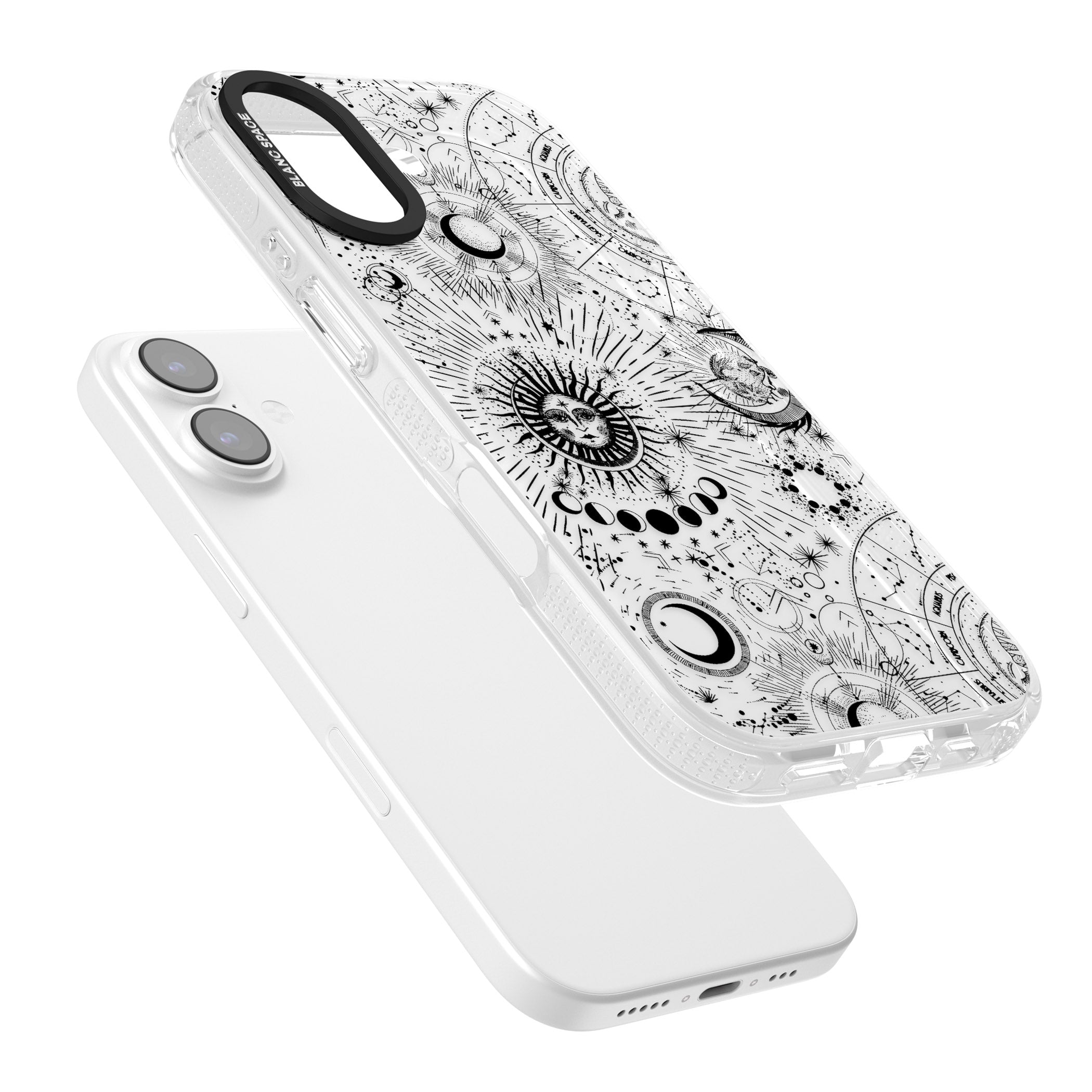 Suns & Zodiac Solar Chart iPhone 17 Impact Air Clear Phone Case Colours