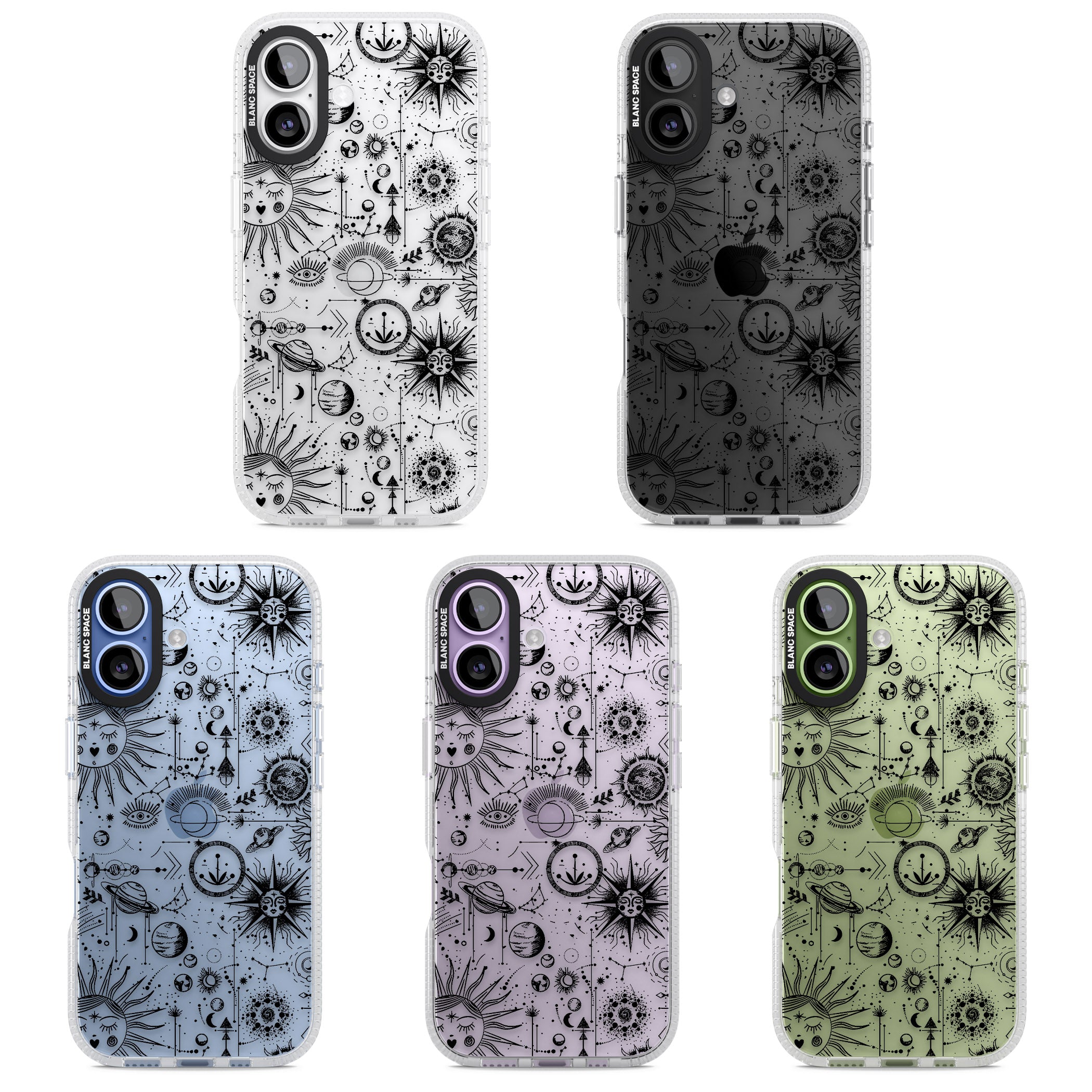 Cosmic Zodiac iPhone 17 Impact Air Clear Phone Case APT Impact Protection