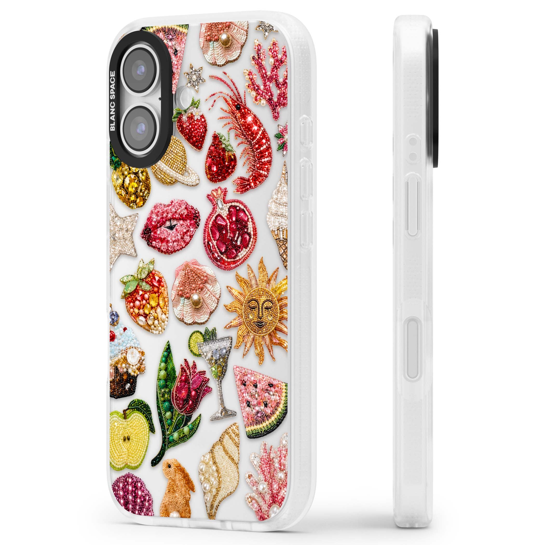 Beaded Riviera coquette iPhone case | Clear Case Impact Air case for iPhone 17