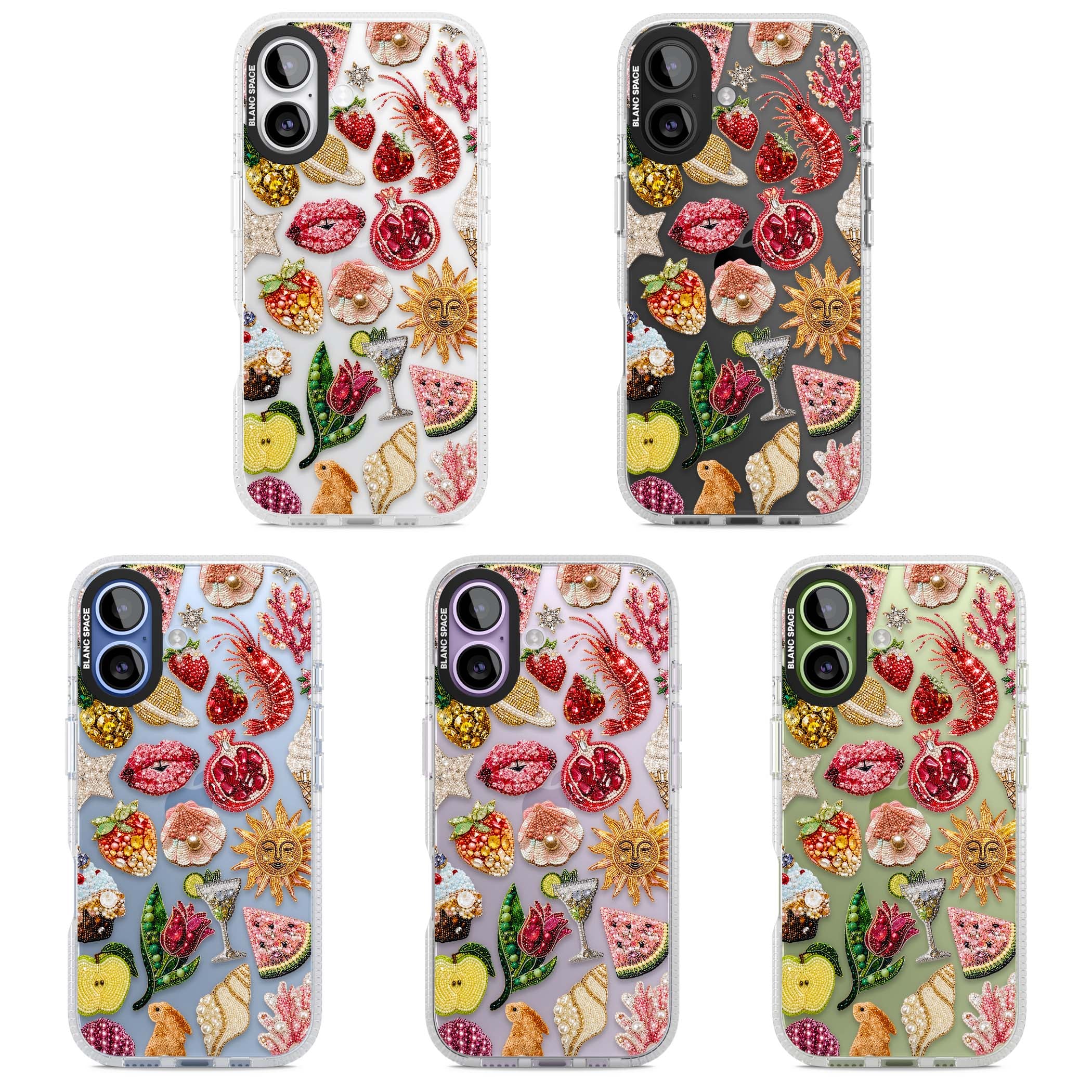 Beaded Riviera coquette iPhone case | Clear Case Impact Air case for iPhone 17