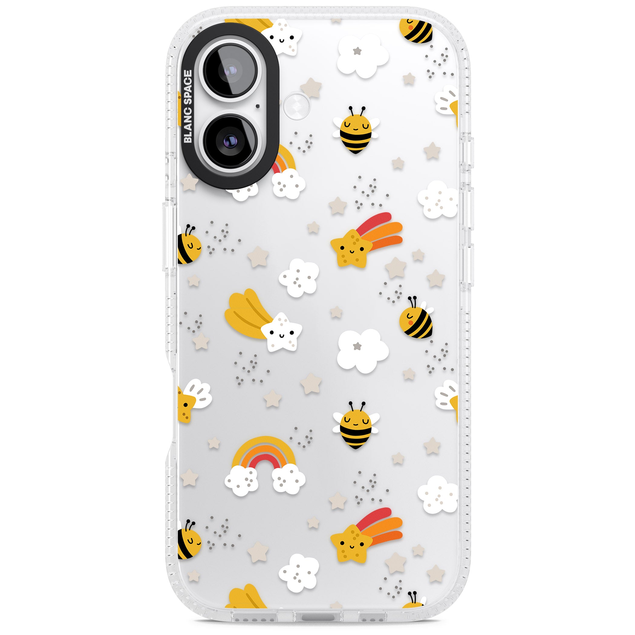 Busy Bee iPhone 17 Impact Air Clear Phone Case
