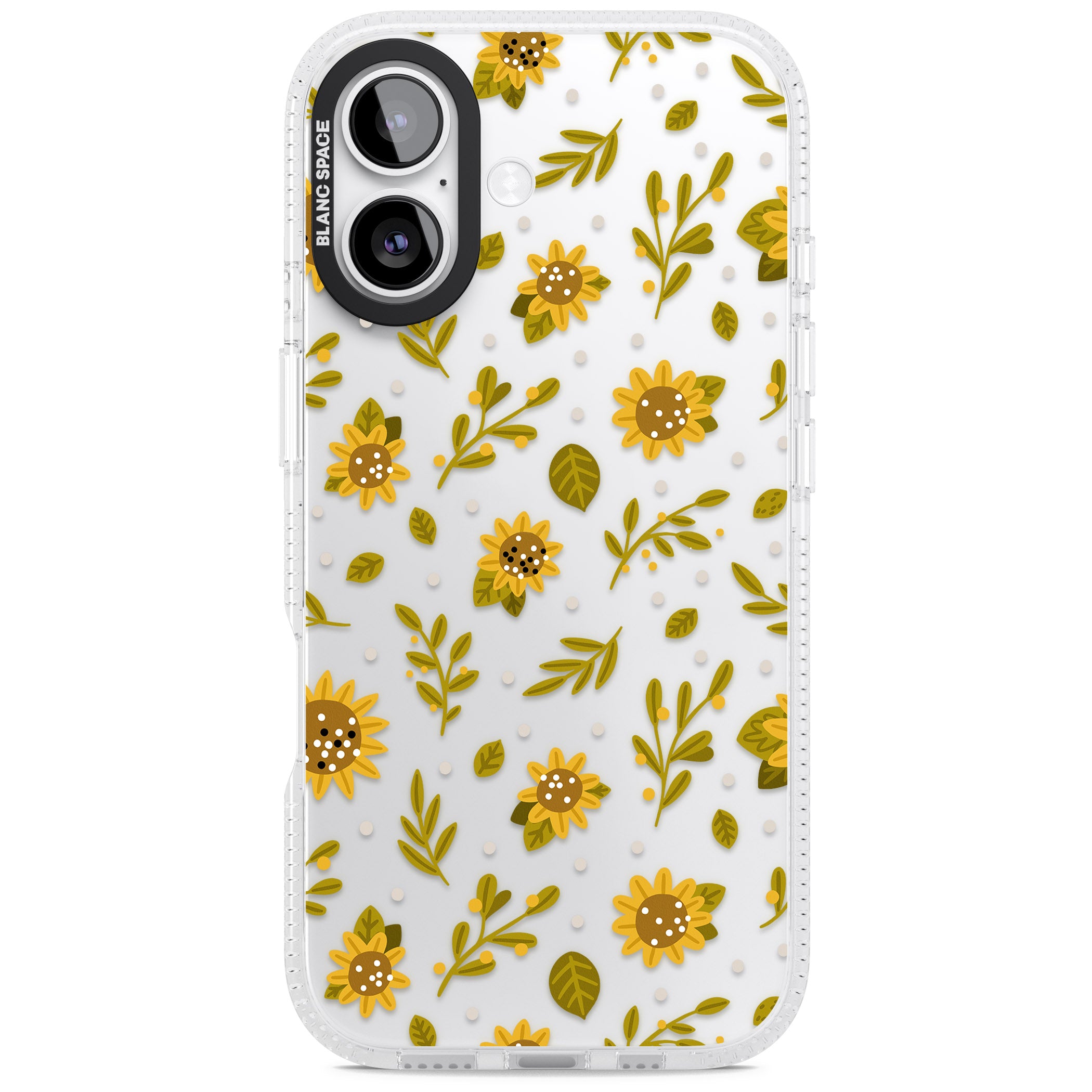 Bees & Sunflowers iPhone 17 Impact Air Clear Phone Case
