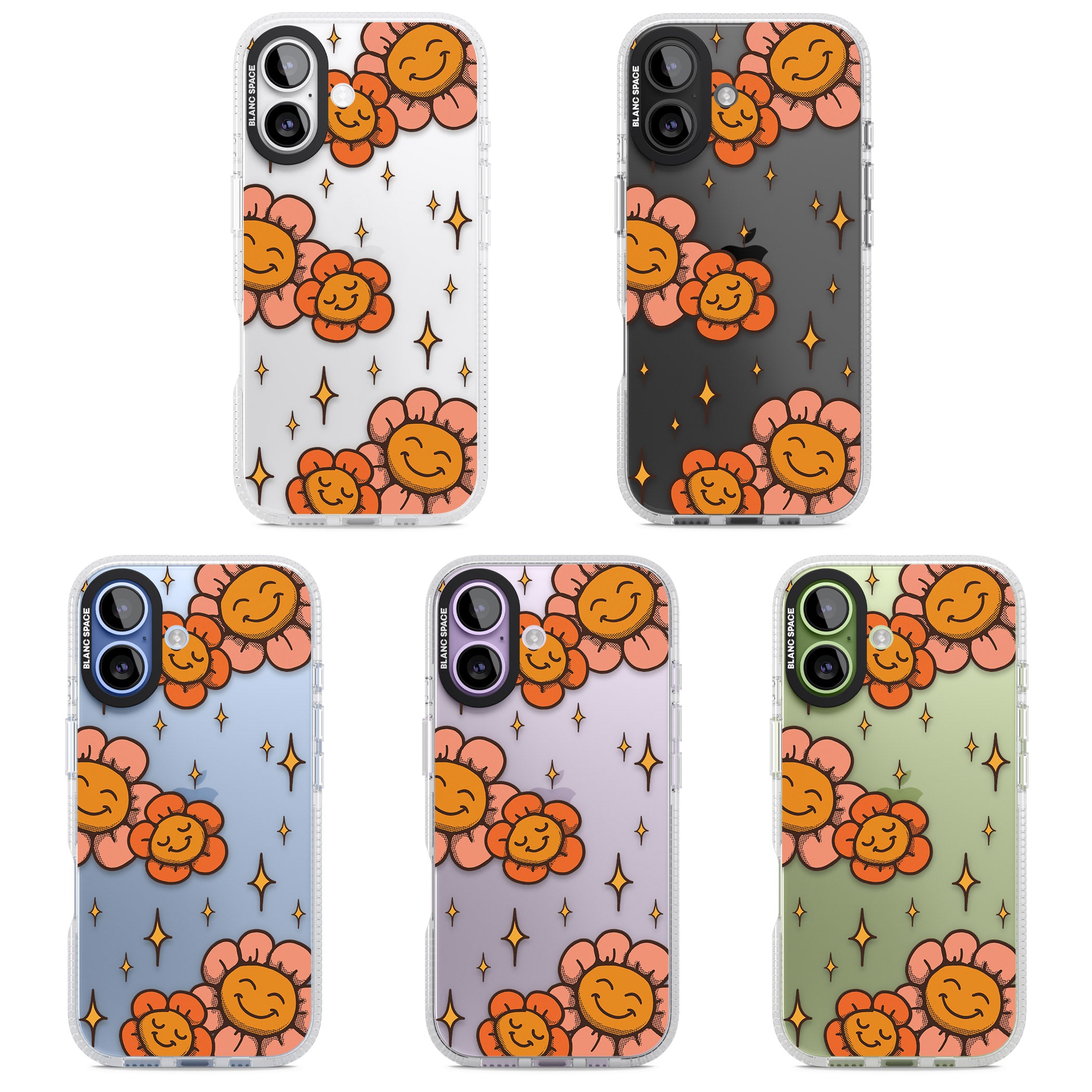 Mellow Flowers iPhone 17 Impact Air Clear Phone Case APT Impact Protection