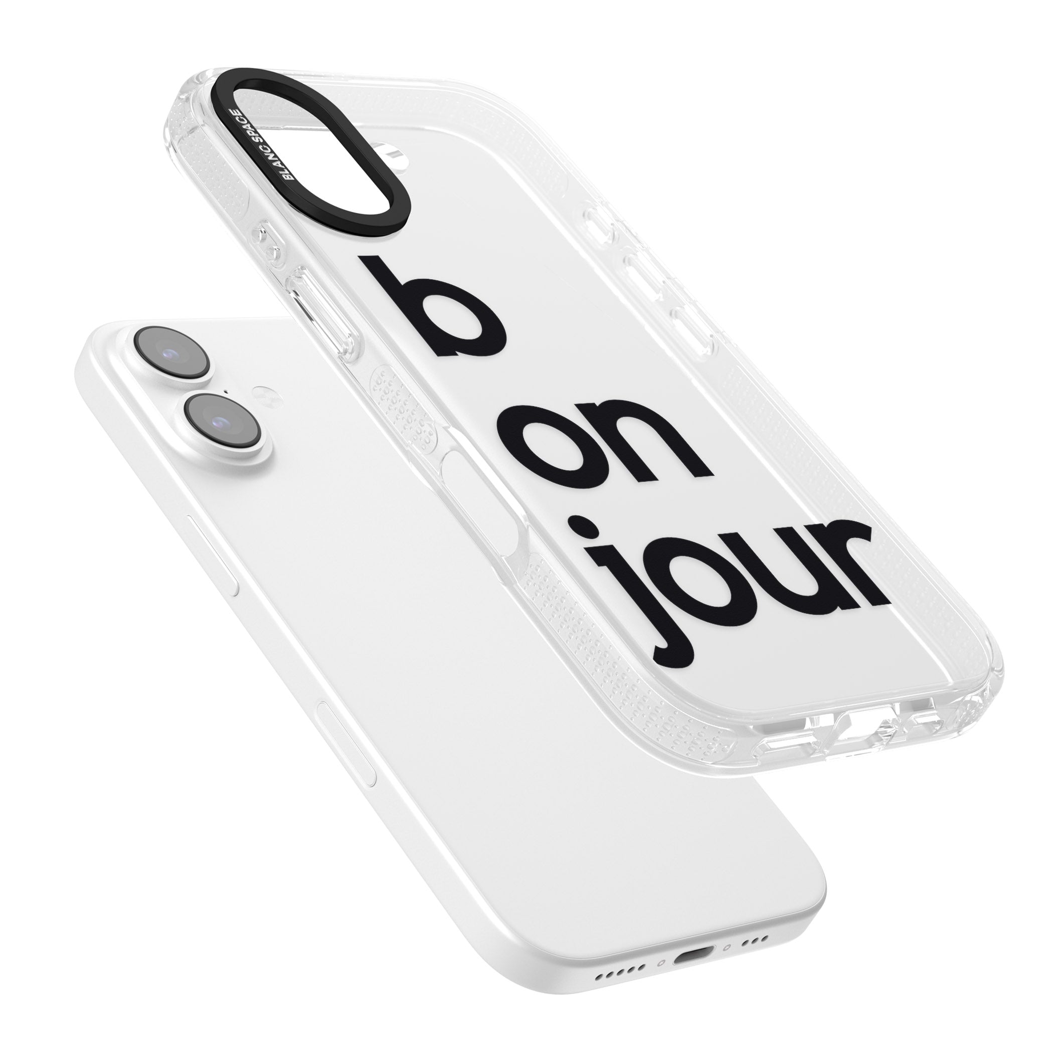 Bonjour iPhone 17 Impact Air Clear Phone Case Colours