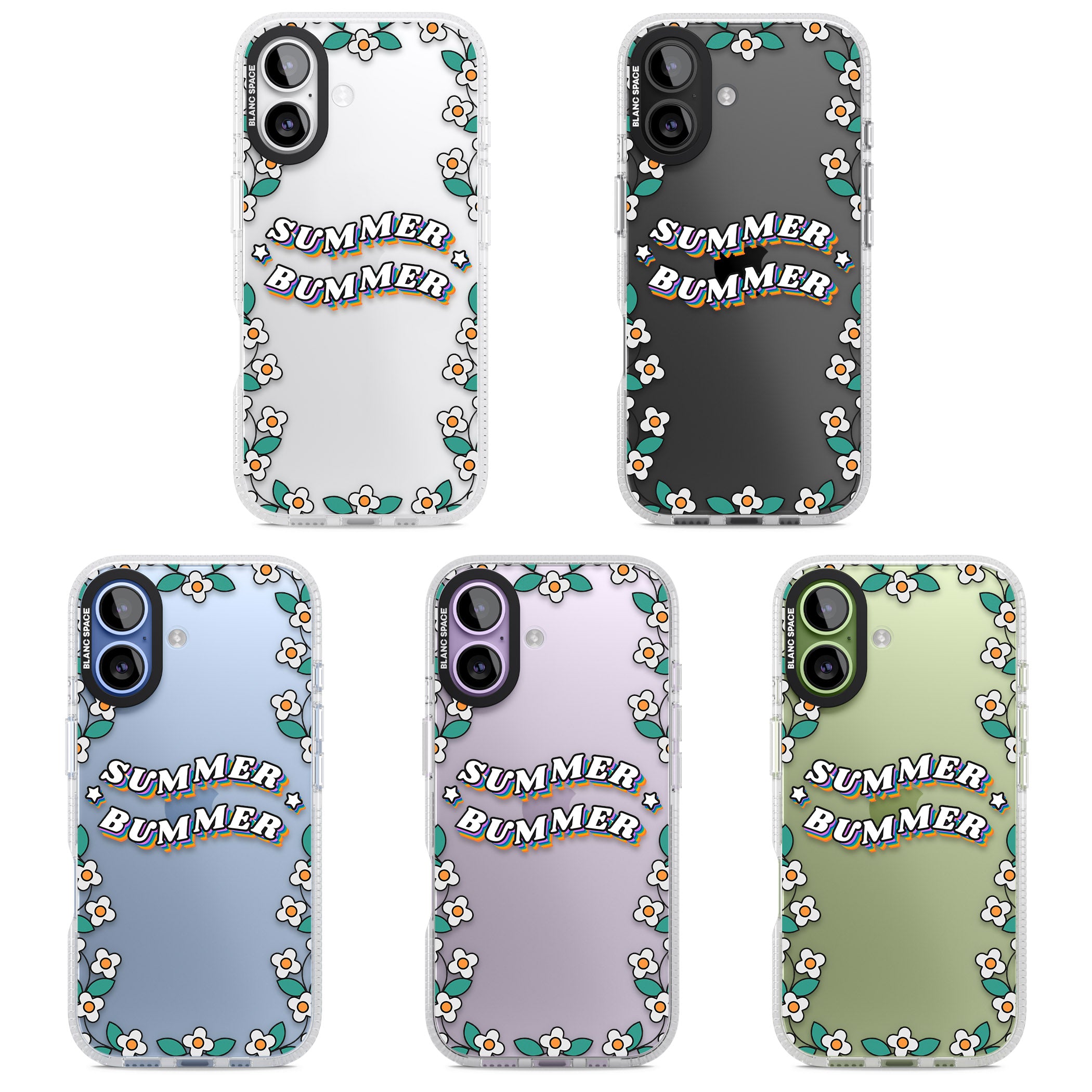 Summer Bummer iPhone 17 Impact Air Clear Phone Case APT Impact Protection