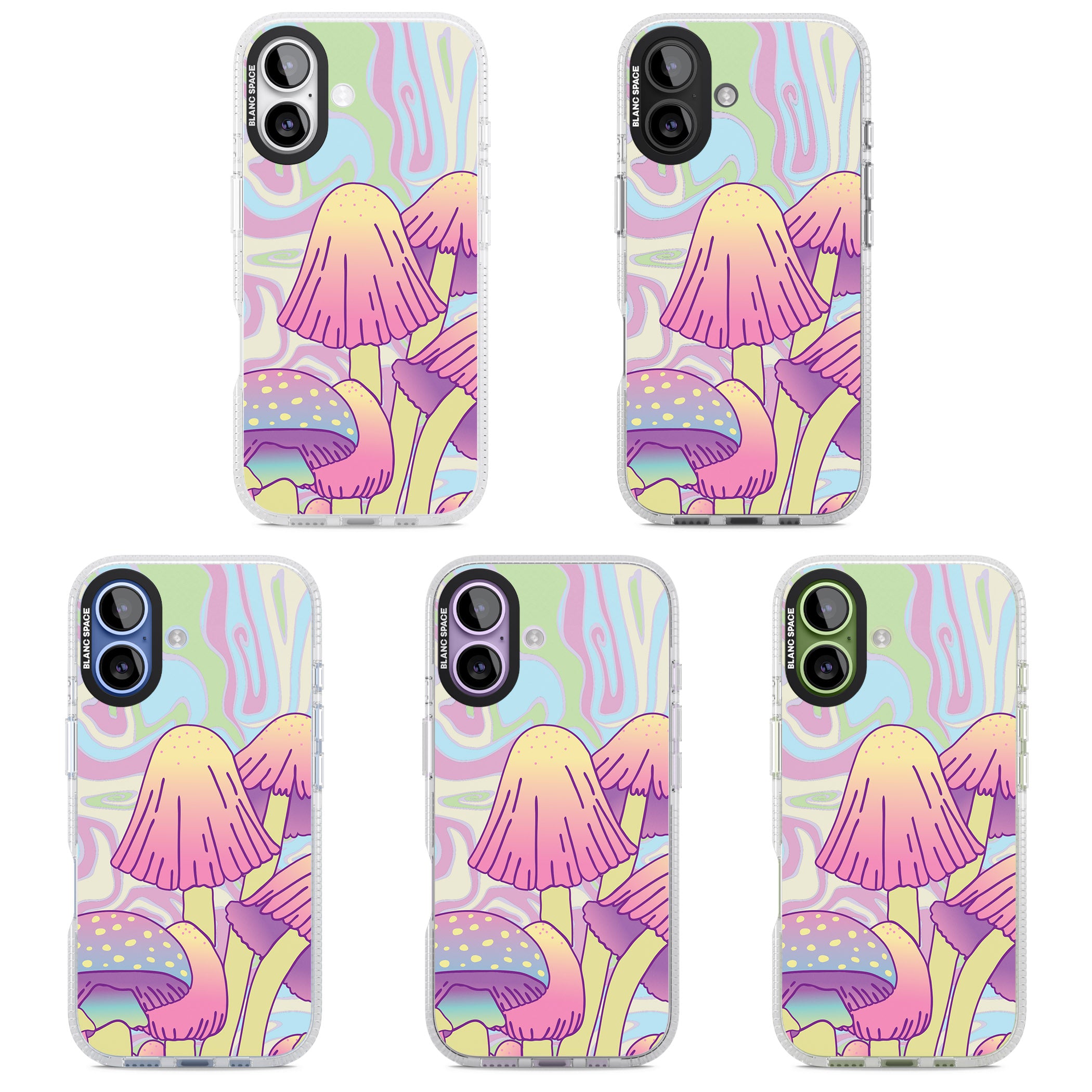 Shroomin' iPhone 17 Impact Air Clear Phone Case APT Impact Protection
