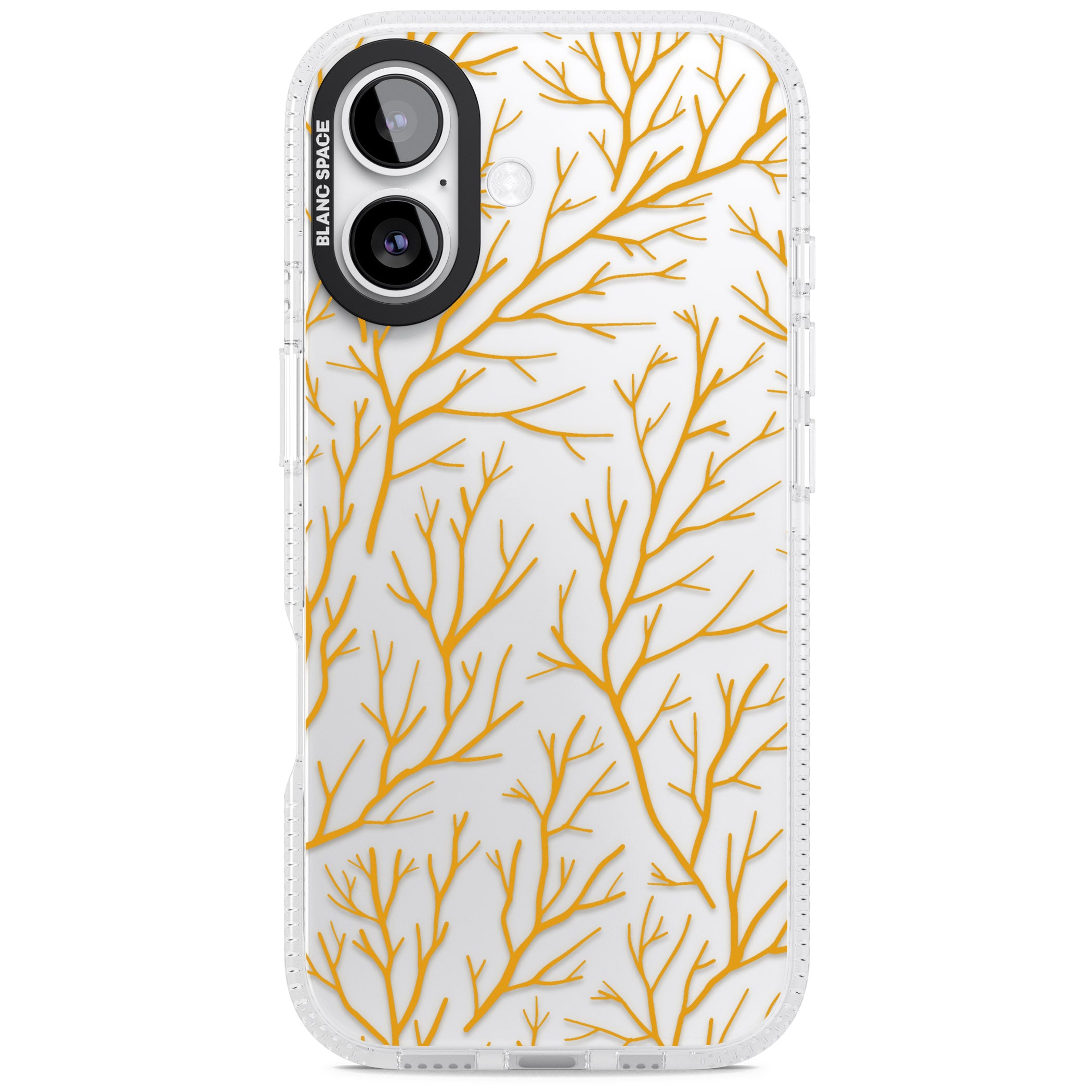 Personalised Bramble Branches iPhone 17 Impact Air Clear Phone Case