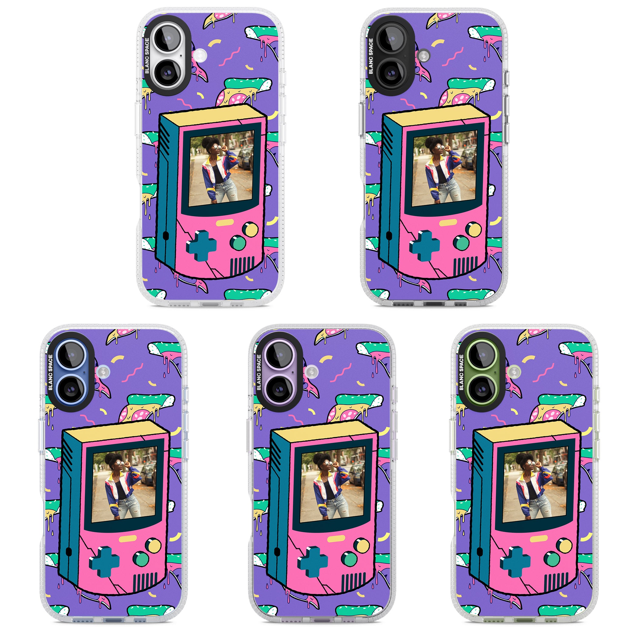 Personalised Retro Game Photo Case iPhone 17 Impact Air Clear Phone Case APT Impact Protection