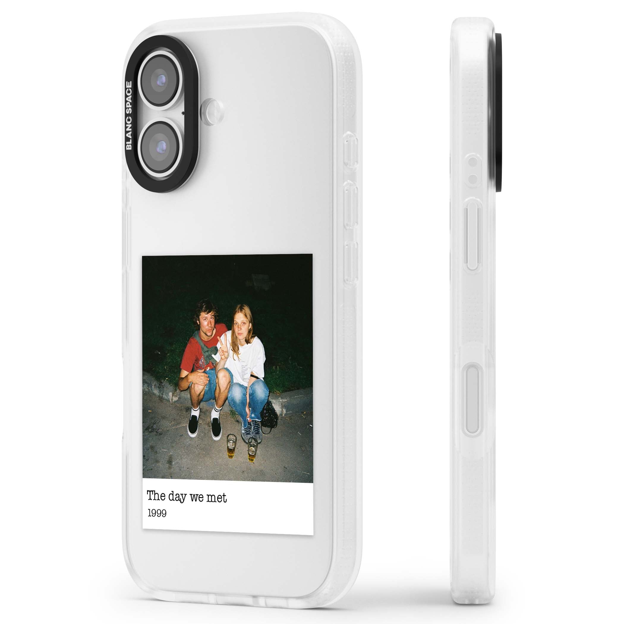 Photo Memory minimal iPhone case | Clear Case Impact Air case for iPhone 17