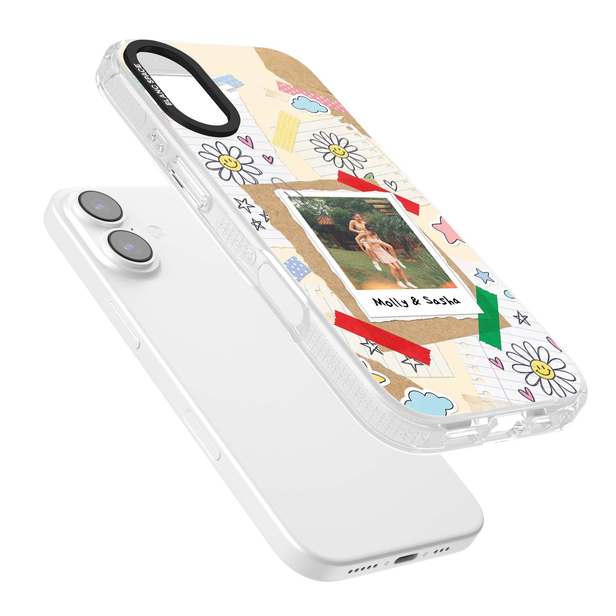 Scrapbook Photo coquette iPhone case | Clear Case Impact Air case for iPhone 17