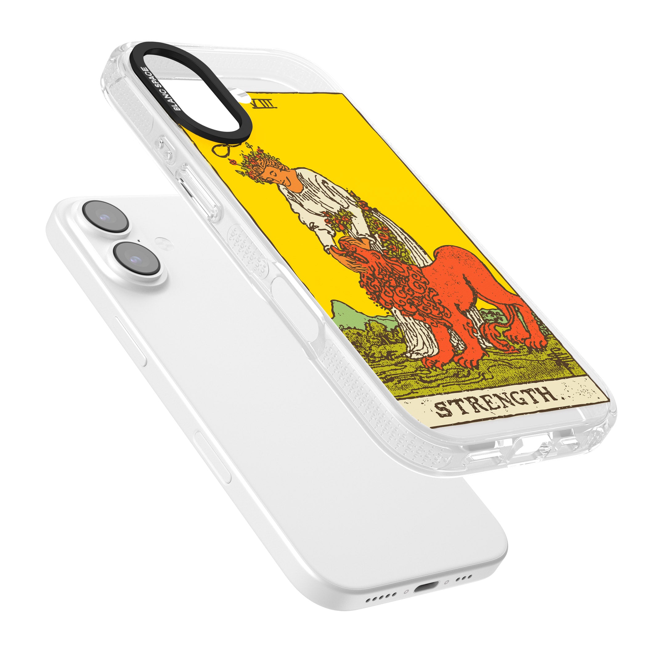 Personalised Strength Tarot Card (Color) iPhone 17 Impact Air Clear Phone Case Colours