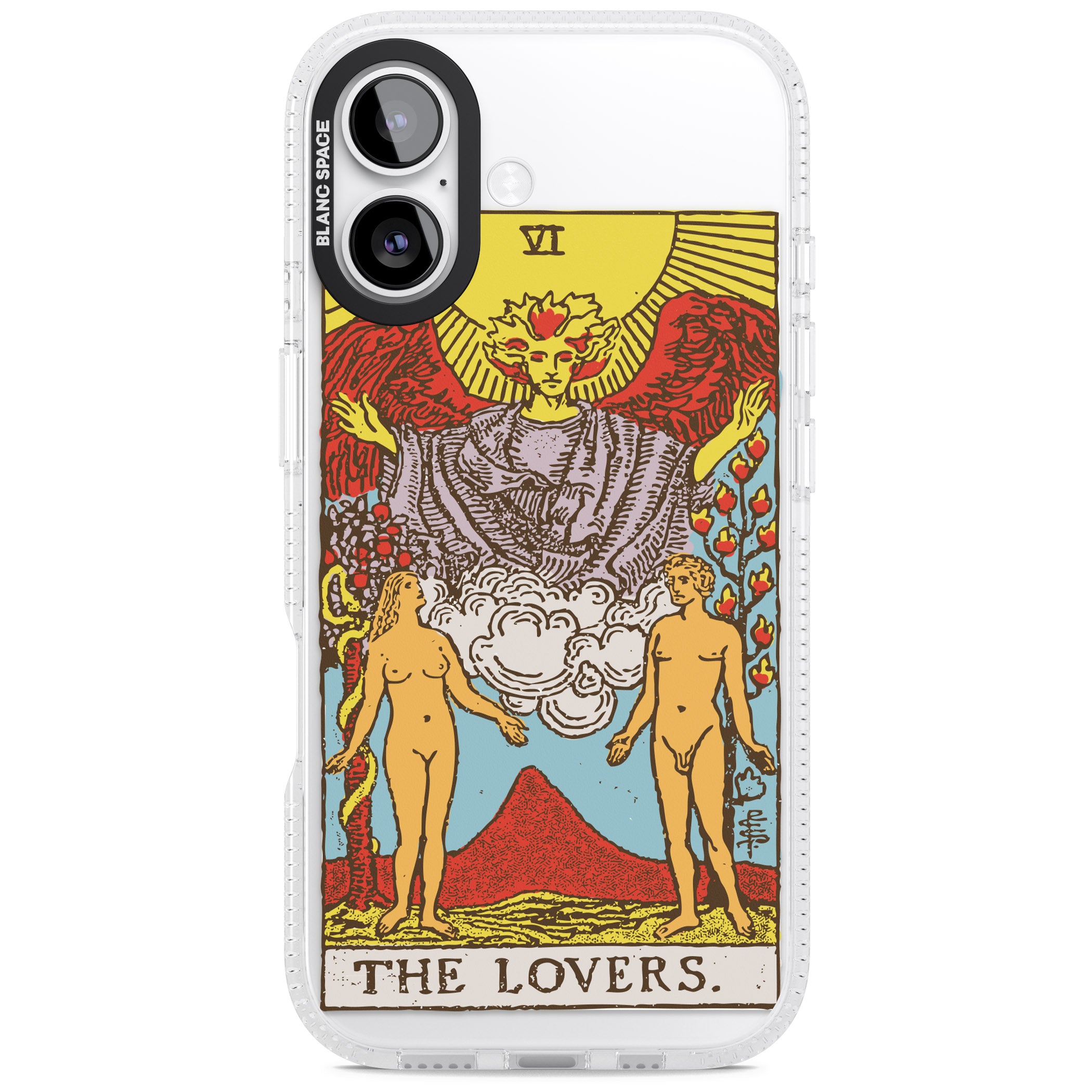Personalised The Lovers Tarot Card (Color) iPhone 17 Impact Air Clear Phone Case