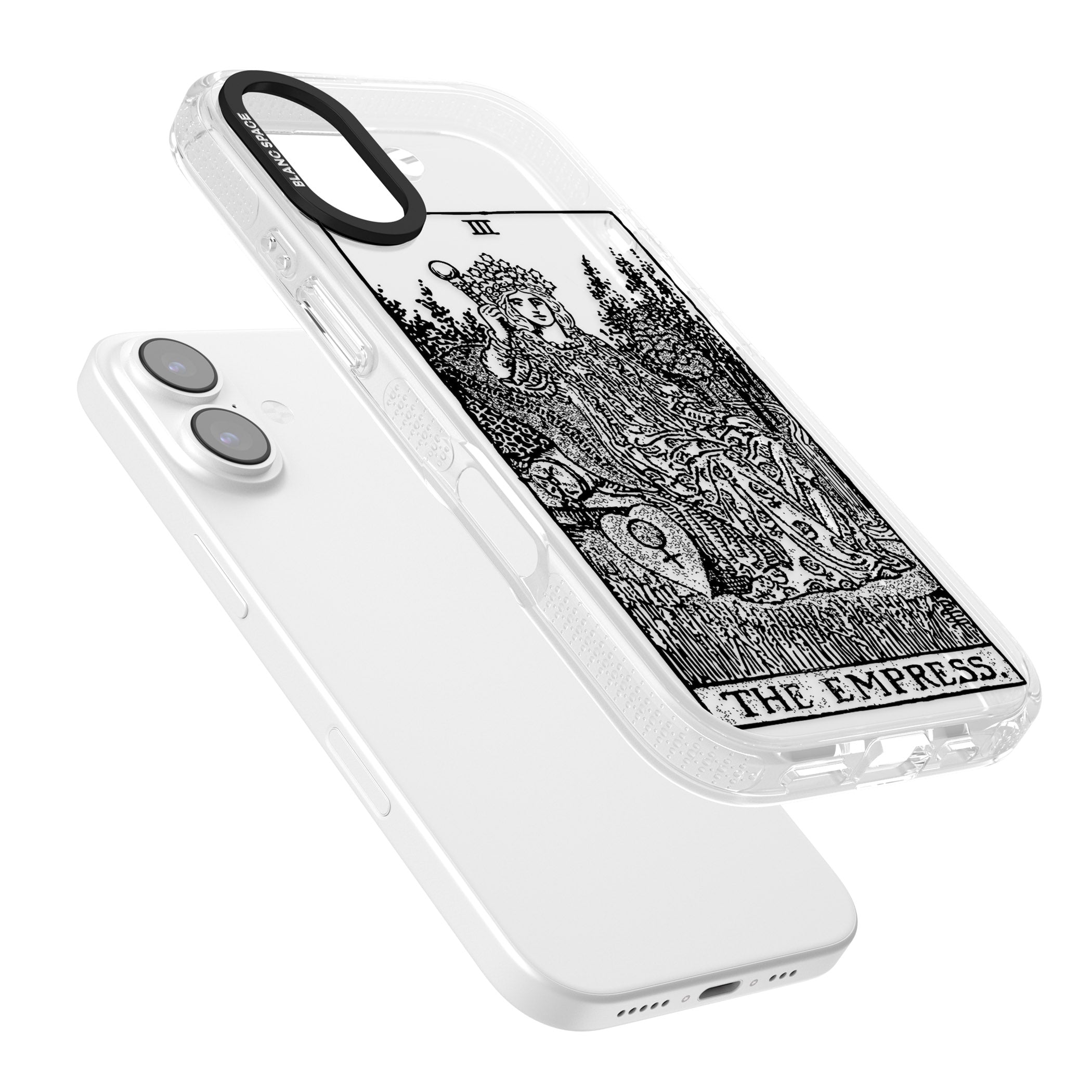 Personalised The Empress Tarot Card (Clear) iPhone 17 Impact Air Clear Phone Case Colours