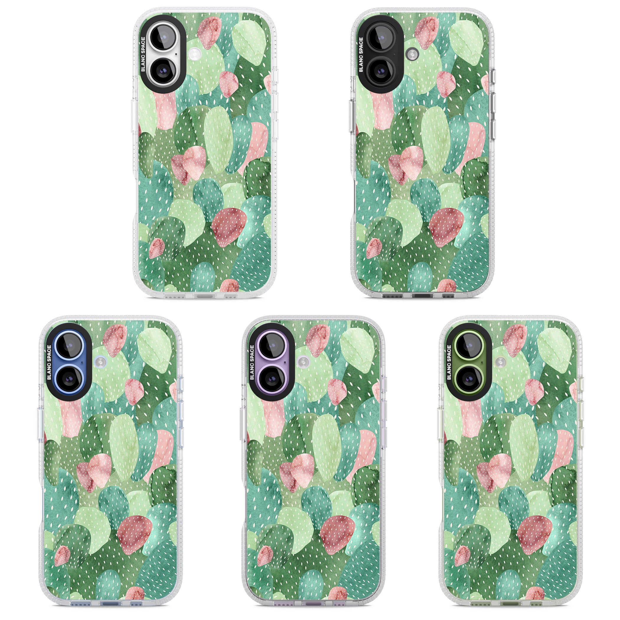 Cactus Charm iPhone 17 Impact Air Clear Phone Case APT Impact Protection