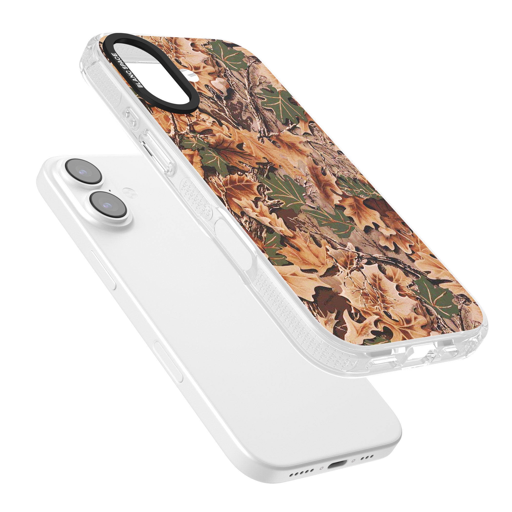 Leaves Camo iPhone 17 Impact Air Clear Phone Case Colours