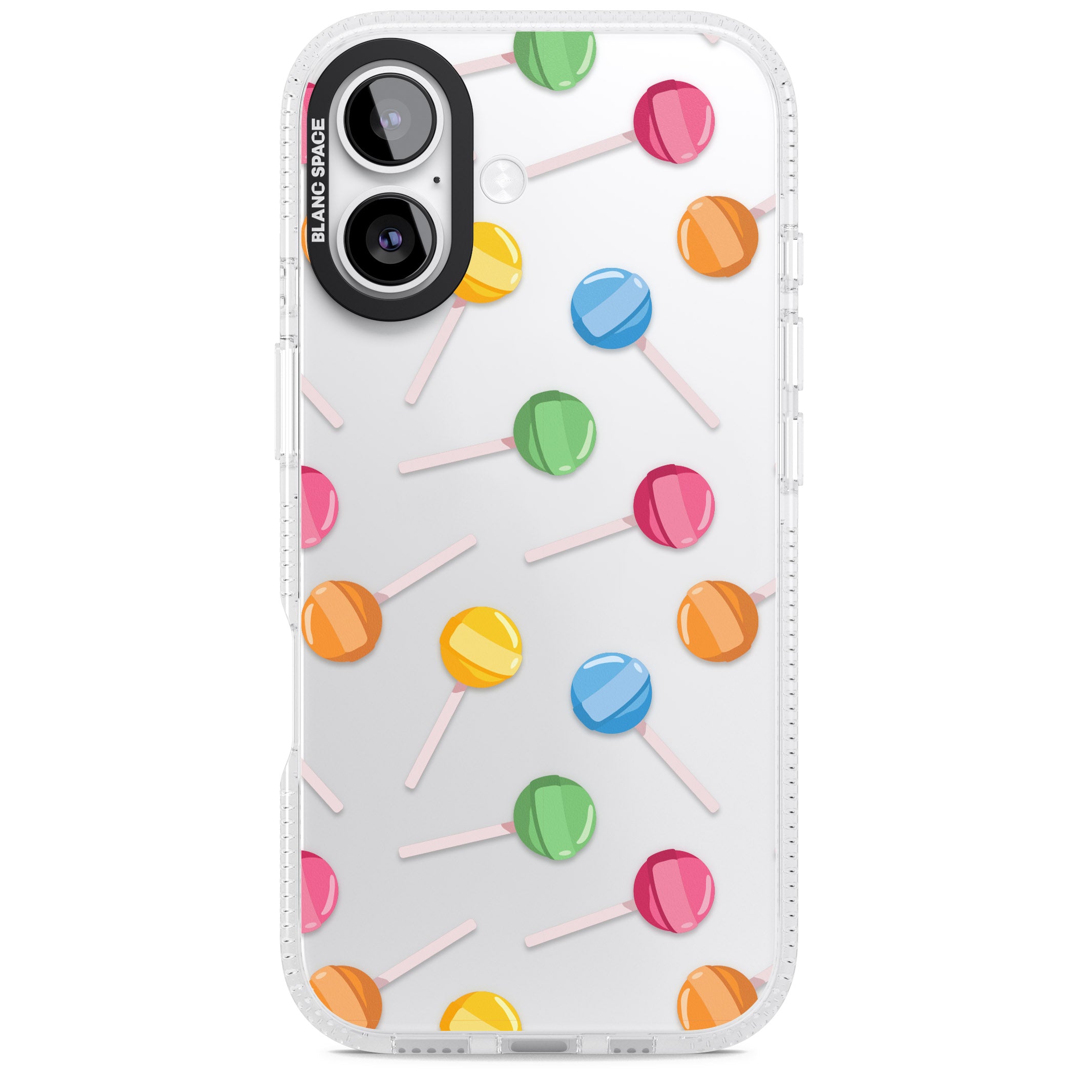 Lollipop Pattern iPhone 17 Impact Air Clear Phone Case