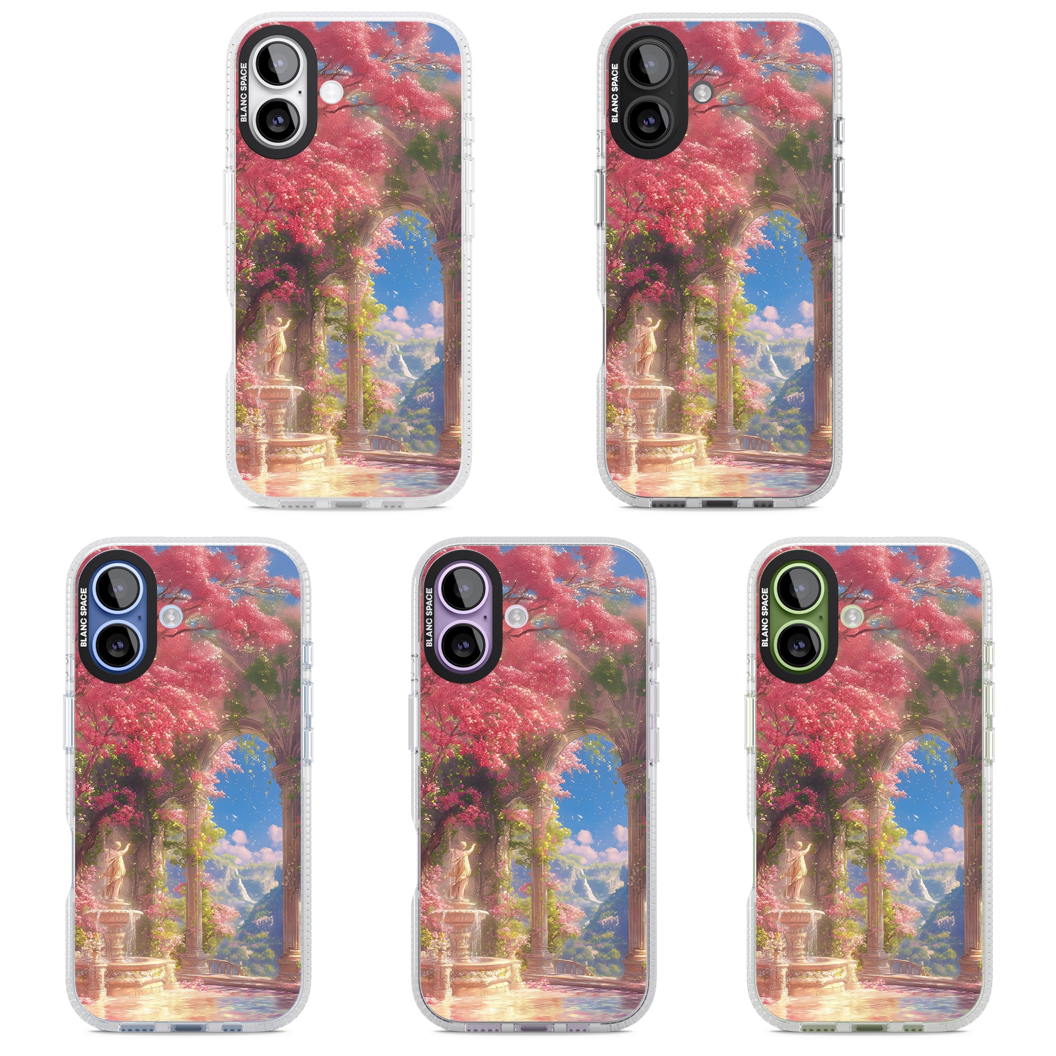 Castle Blossom iPhone 17 Impact Air Clear Phone Case APT Impact Protection
