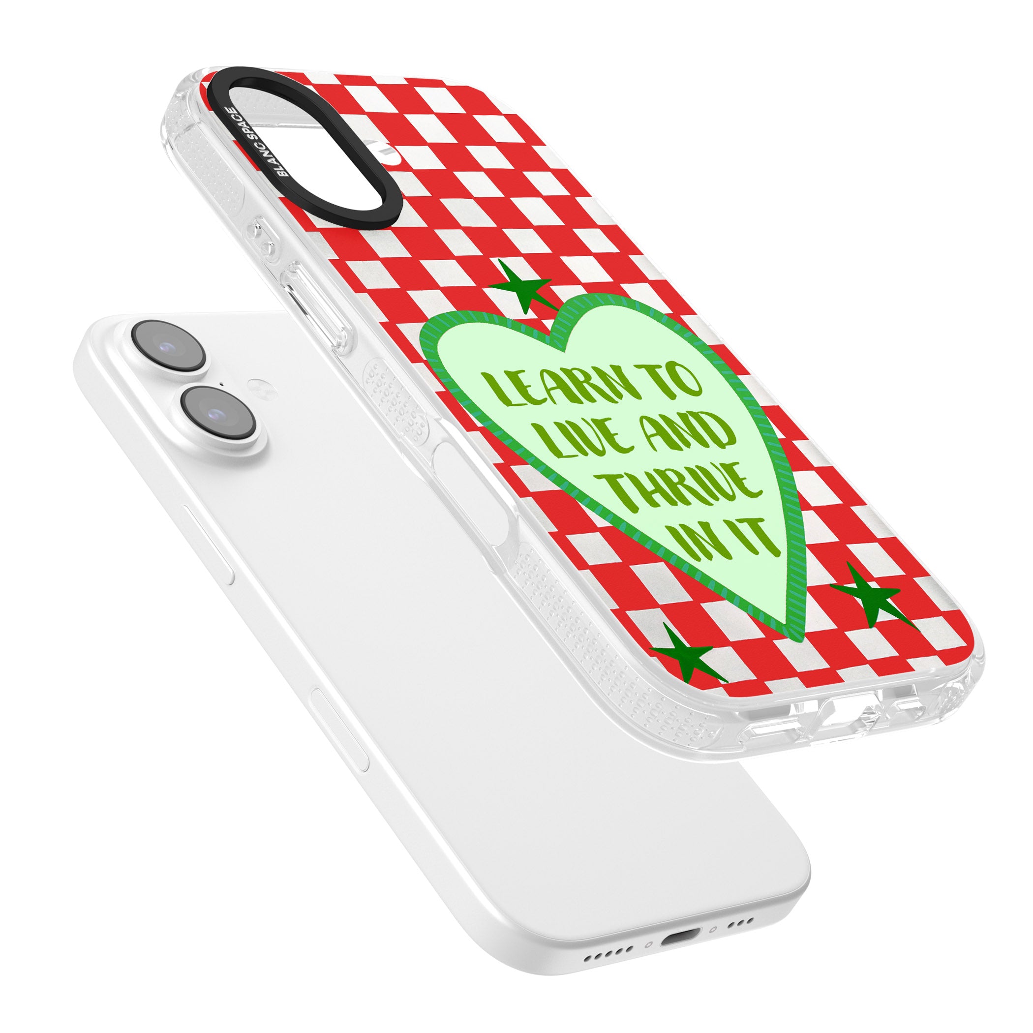 Learn To Live iPhone 17 Impact Air Clear Phone Case Colours