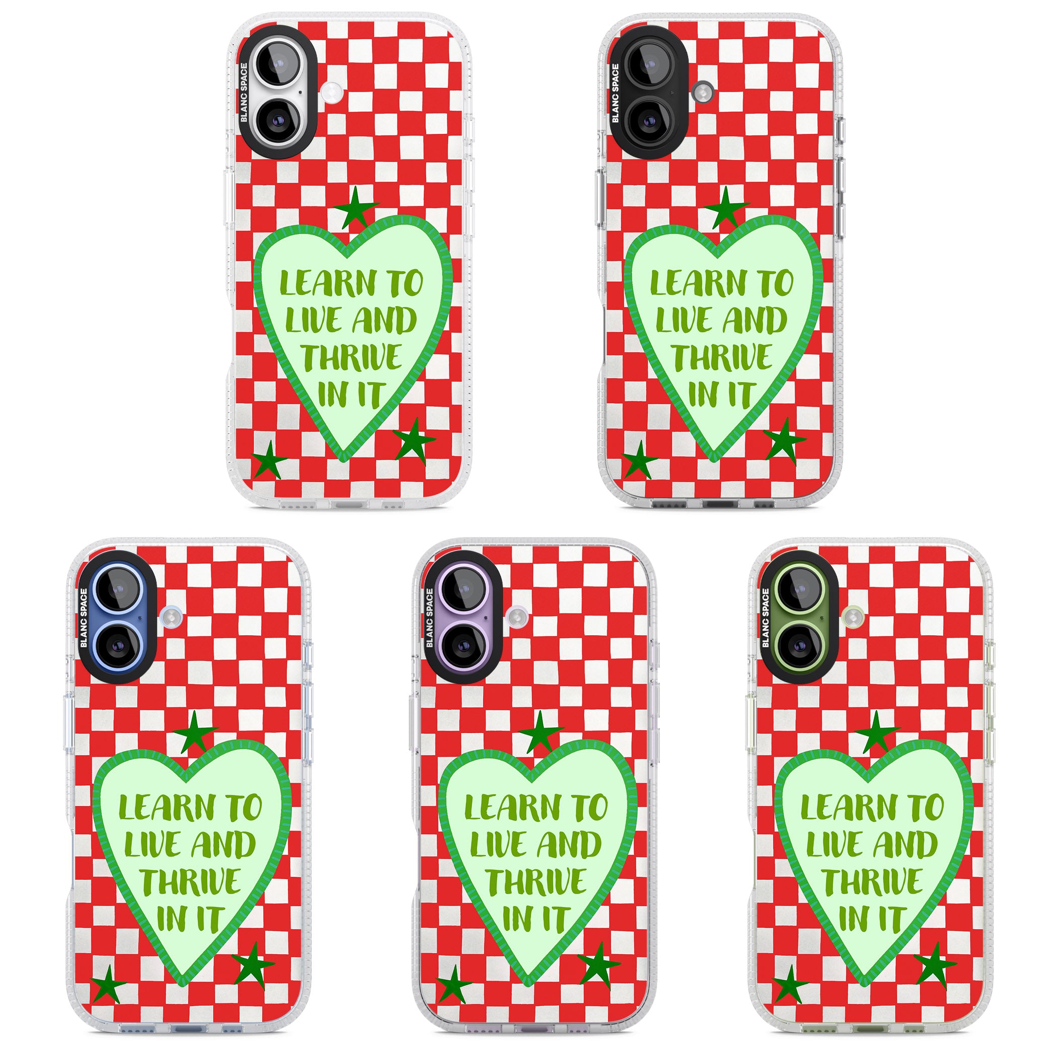 Learn To Live iPhone 17 Impact Air Clear Phone Case APT Impact Protection