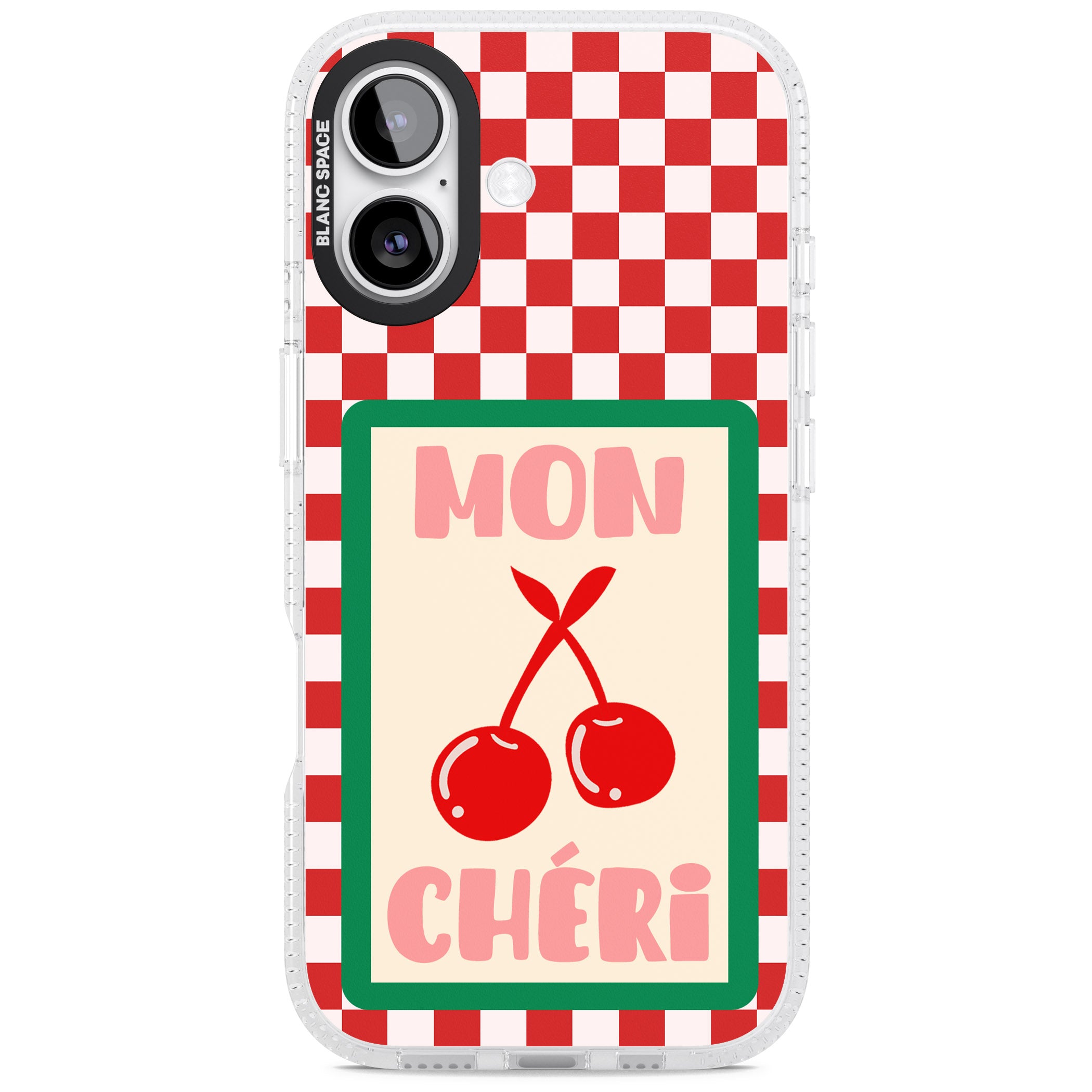 Mon Cheri iPhone 17 Impact Air Clear Phone Case