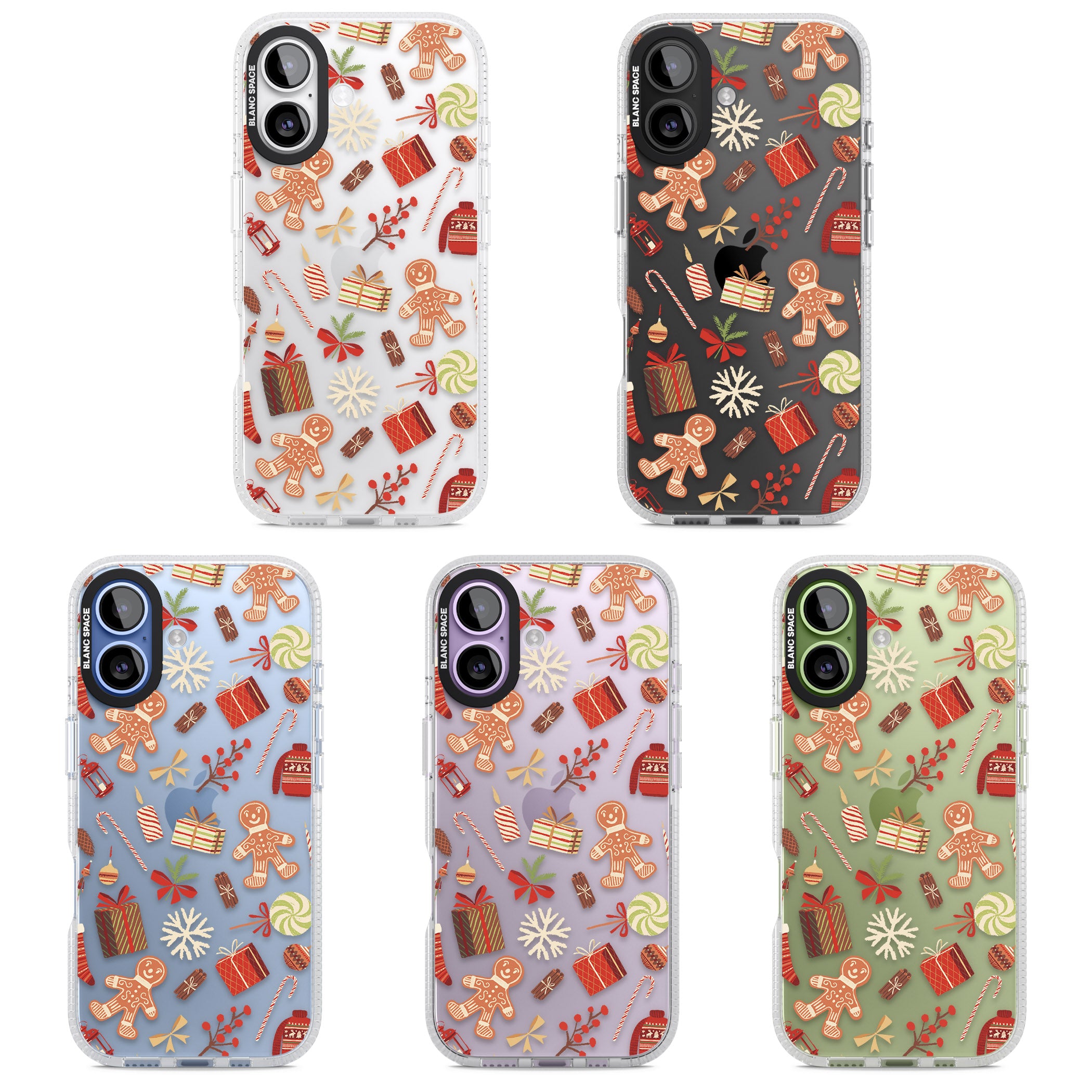 Christmas Assortments iPhone 17 Impact Air Clear Phone Case APT Impact Protection