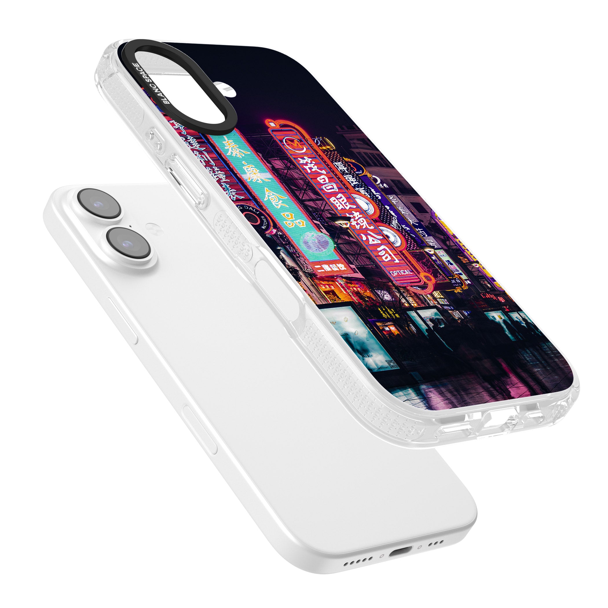 Neon Streets iPhone 17 Impact Air Clear Phone Case Colours