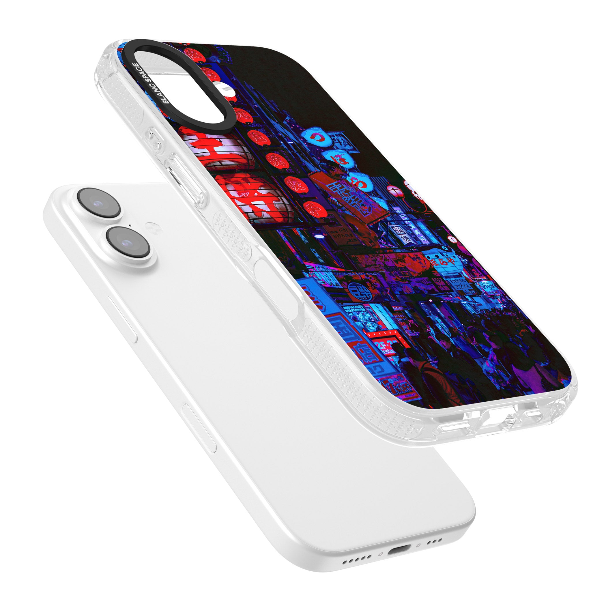 Neon City Nights iPhone 17 Impact Air Clear Phone Case Colours