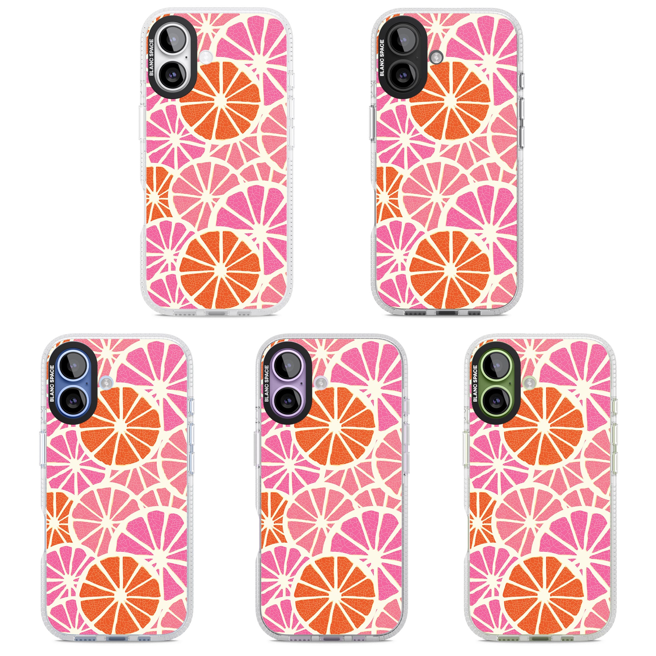 Citrus Slices iPhone 17 Impact Air Clear Phone Case APT Impact Protection