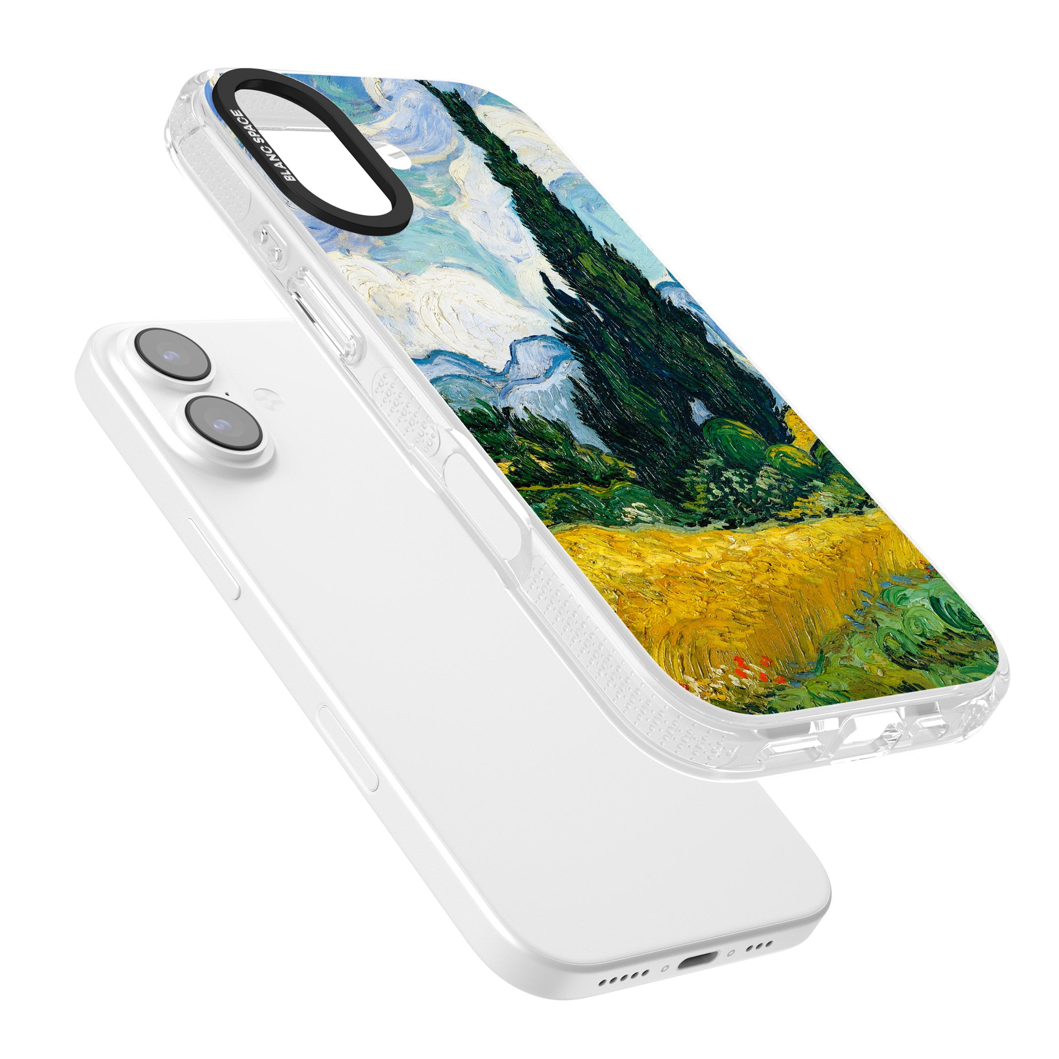 Wheat Field With Cypresses By Vincent Van Gogh iPhone 17 Impact Air Clear Phone Case Colours