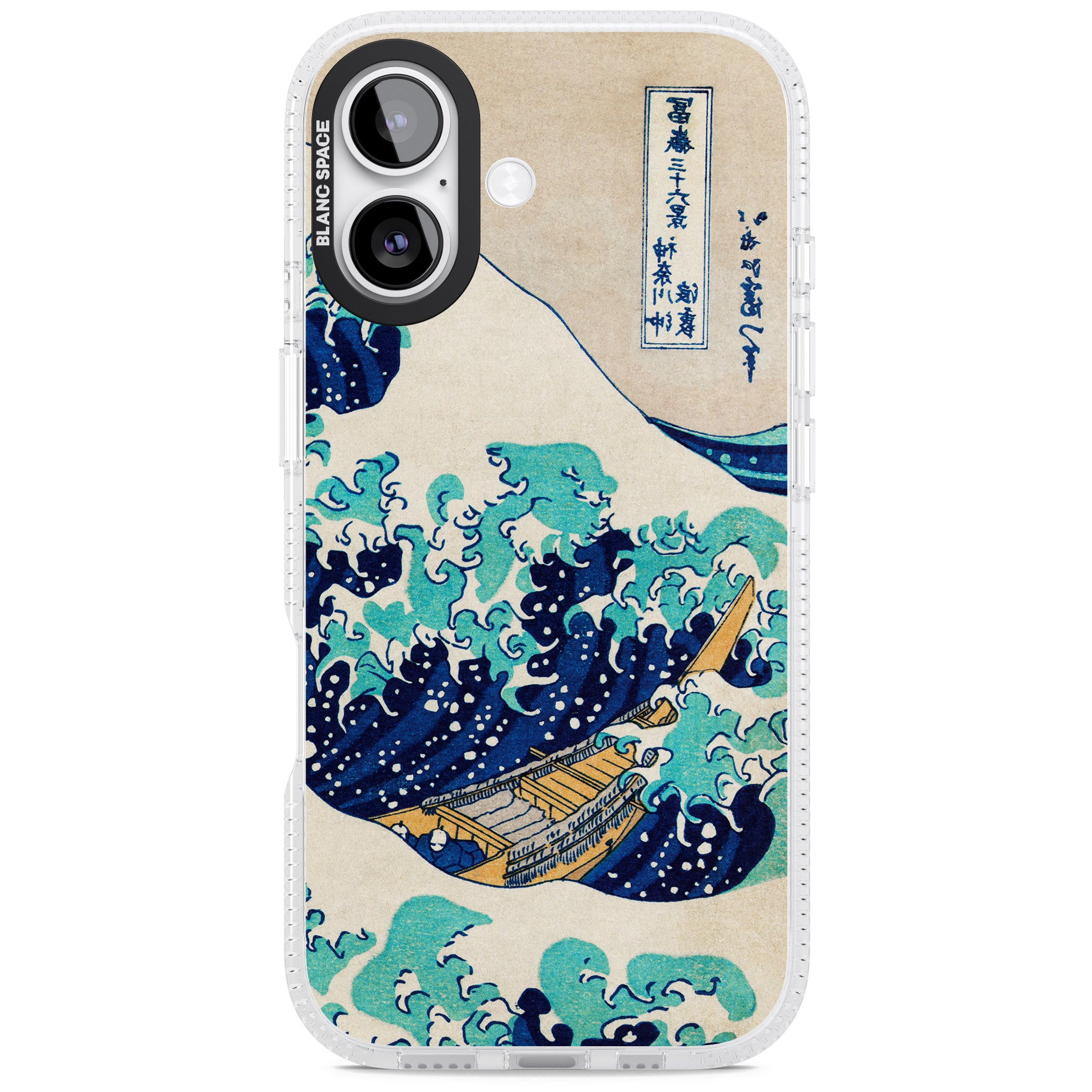 The Great Wave By Katsushika Hokusai iPhone 17 Impact Air Clear Phone Case