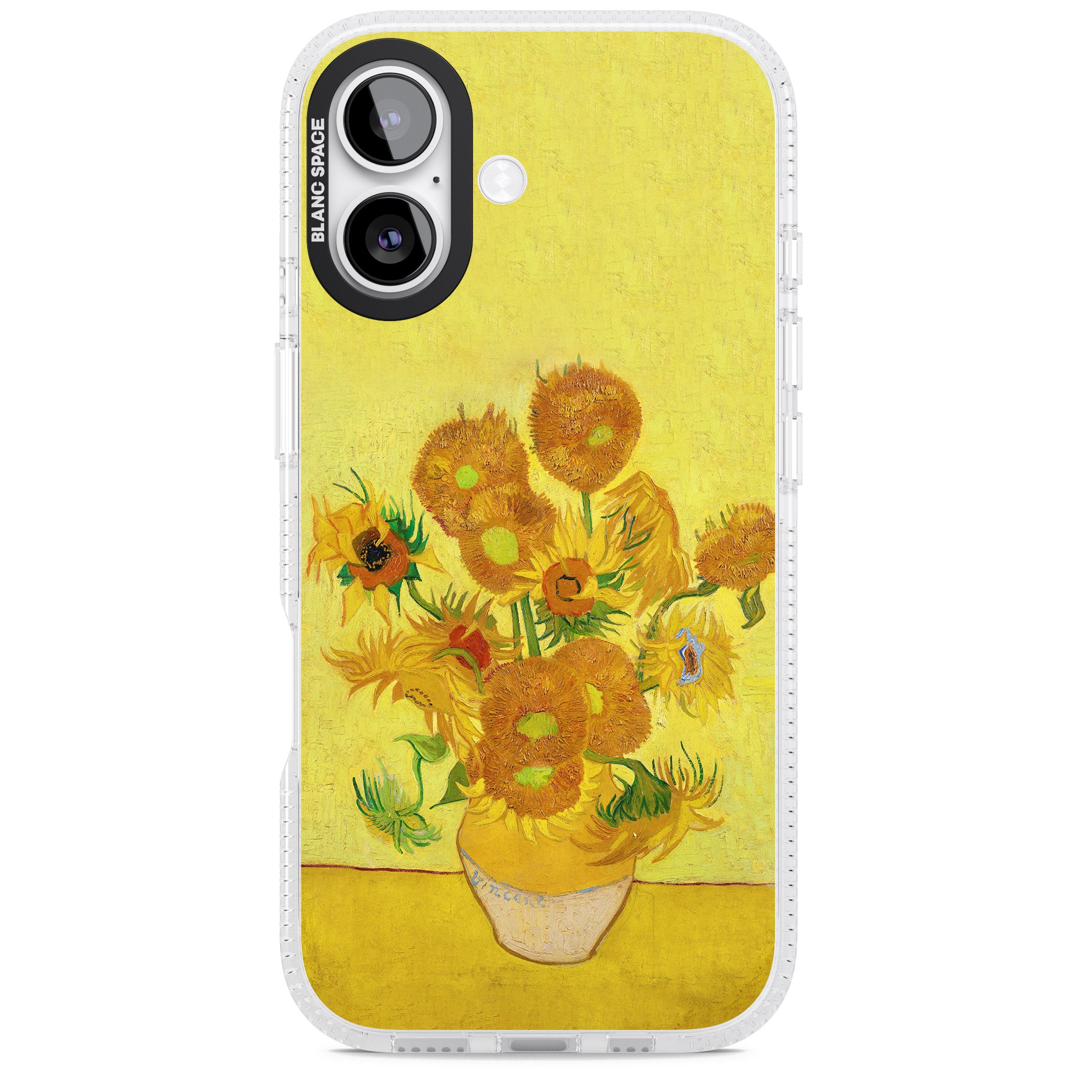 Sunflowers iPhone 17 Impact Air Clear Phone Case