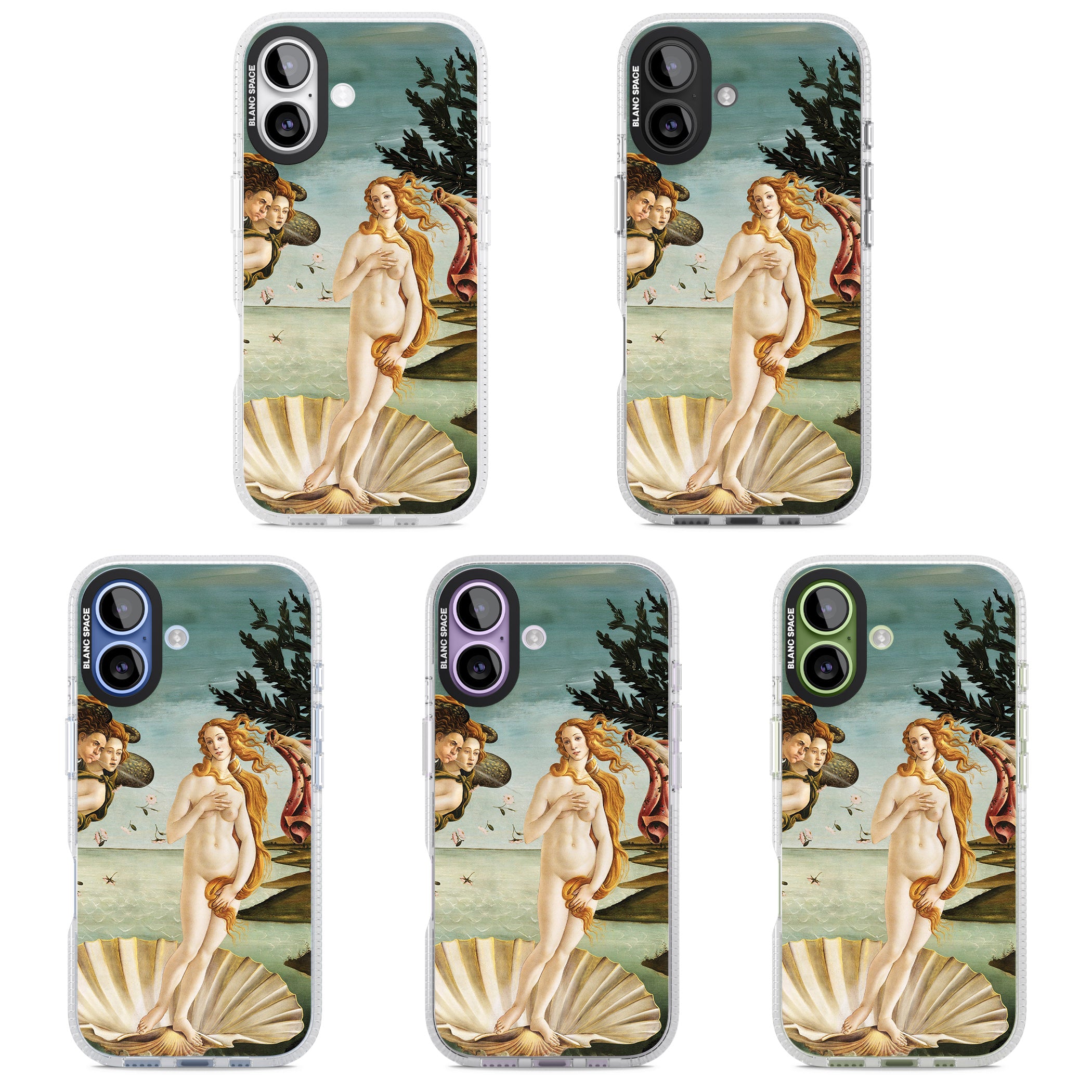 The Birth of Venus - Sandro Botticelli iPhone 17 Impact Air Clear Phone Case APT Impact Protection