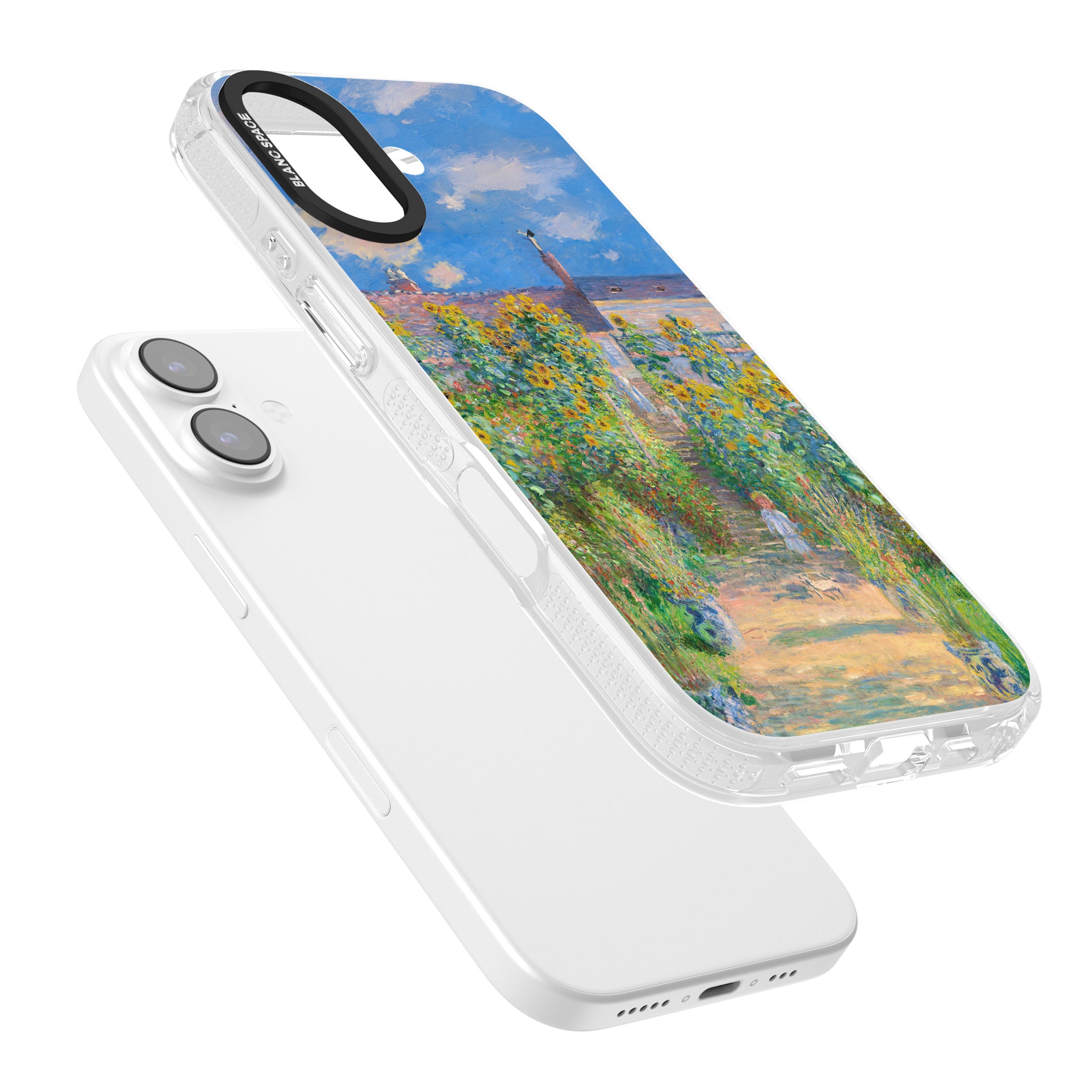 Garden at Vetheuil iPhone 17 Impact Air Clear Phone Case Colours