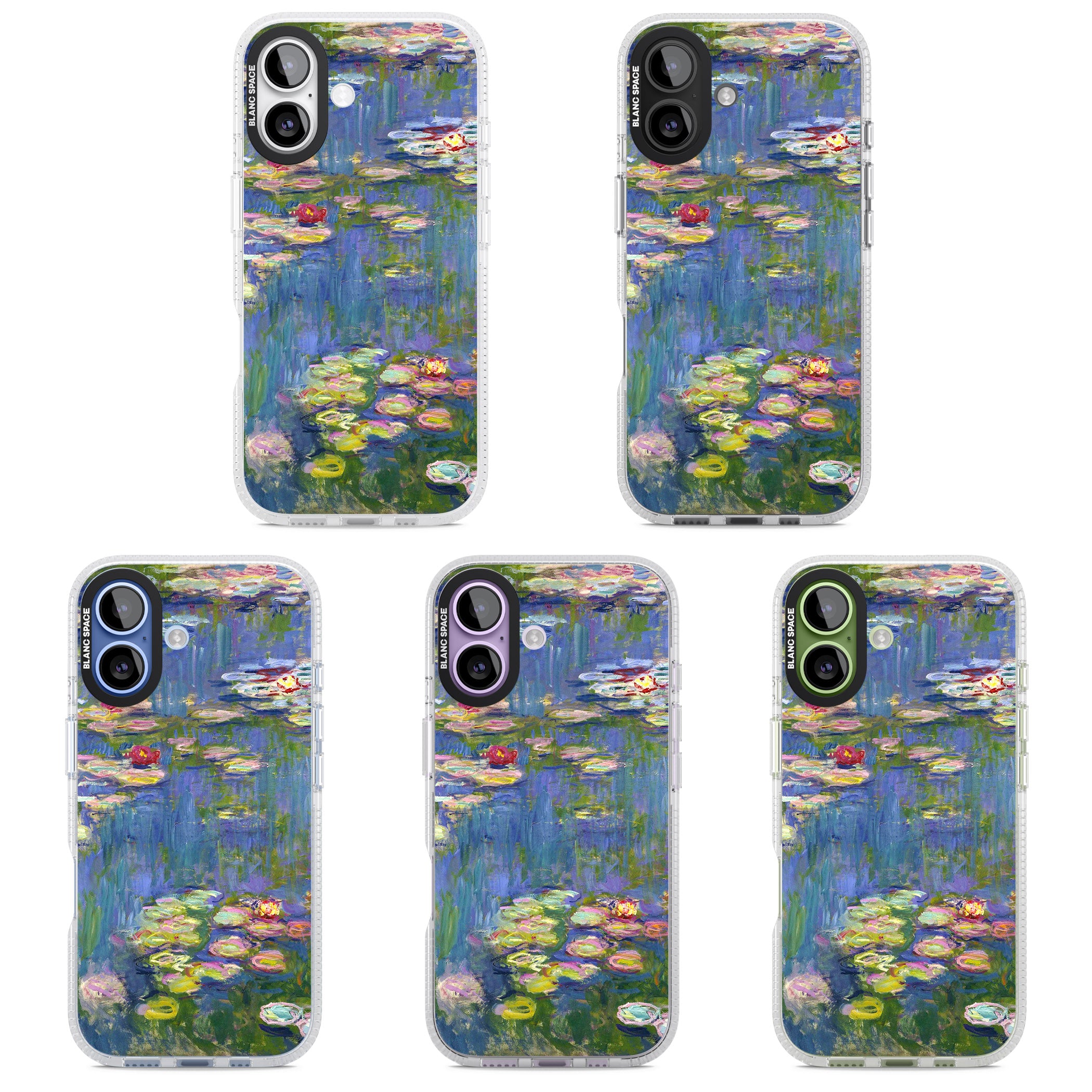Water Lilies II iPhone 17 Impact Air Clear Phone Case APT Impact Protection