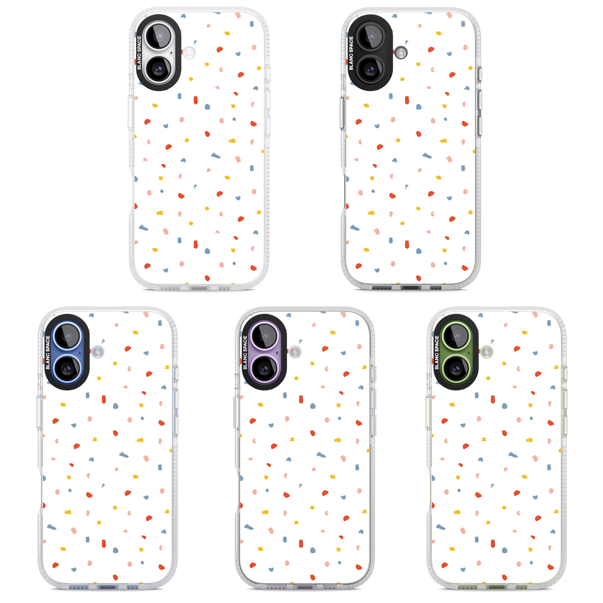 Confetti Speckle iPhone 17 Impact Air Clear Phone Case APT Impact Protection
