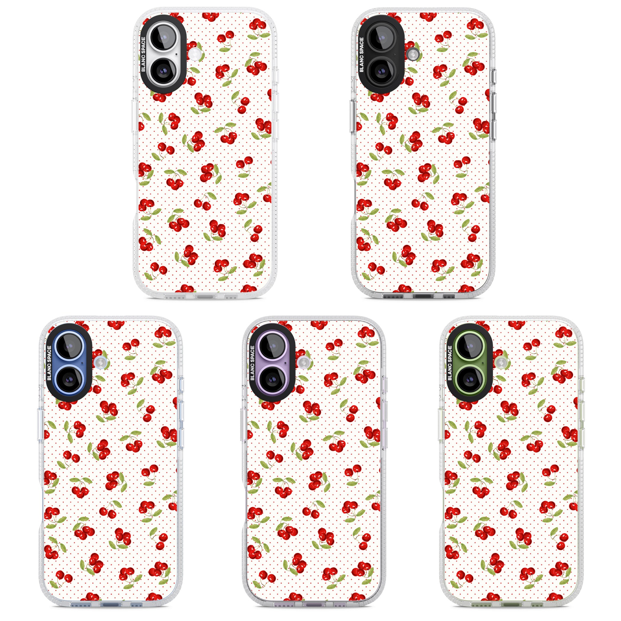 Cherry Picking iPhone 17 Impact Air Clear Phone Case APT Impact Protection