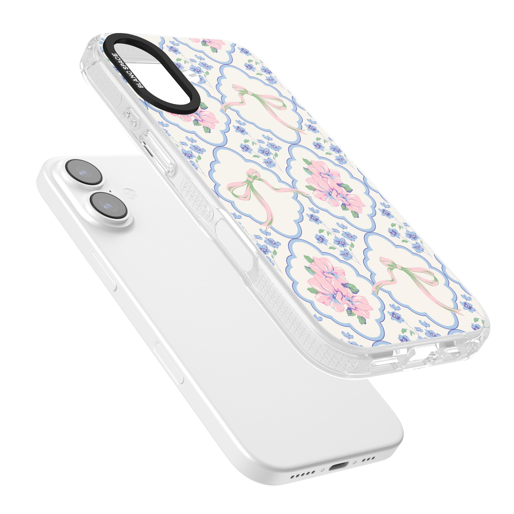Coquette Flowers & Bows iPhone 17 Impact Air Clear Phone Case Colours