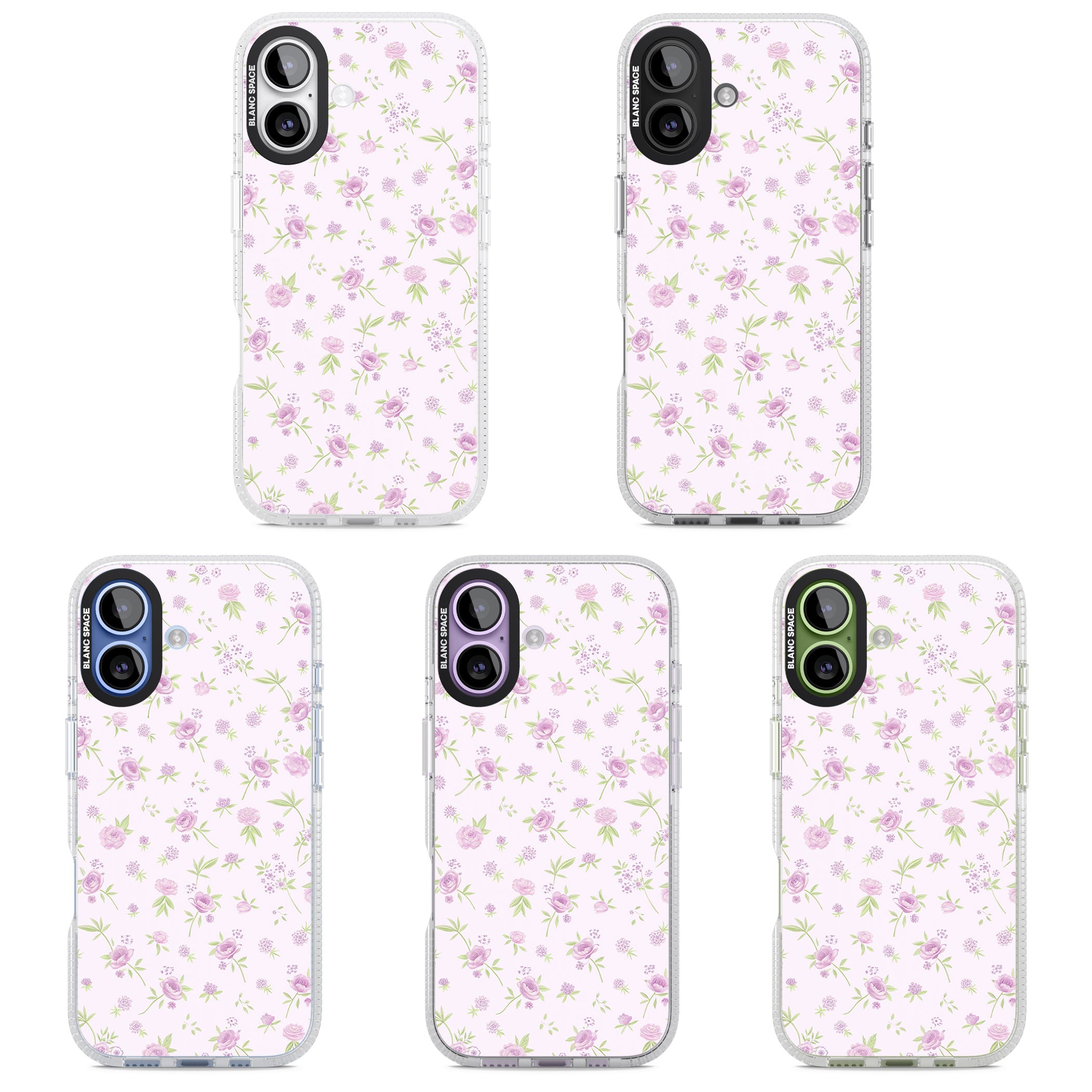 Pink Peonies iPhone 17 Impact Air Clear Phone Case APT Impact Protection