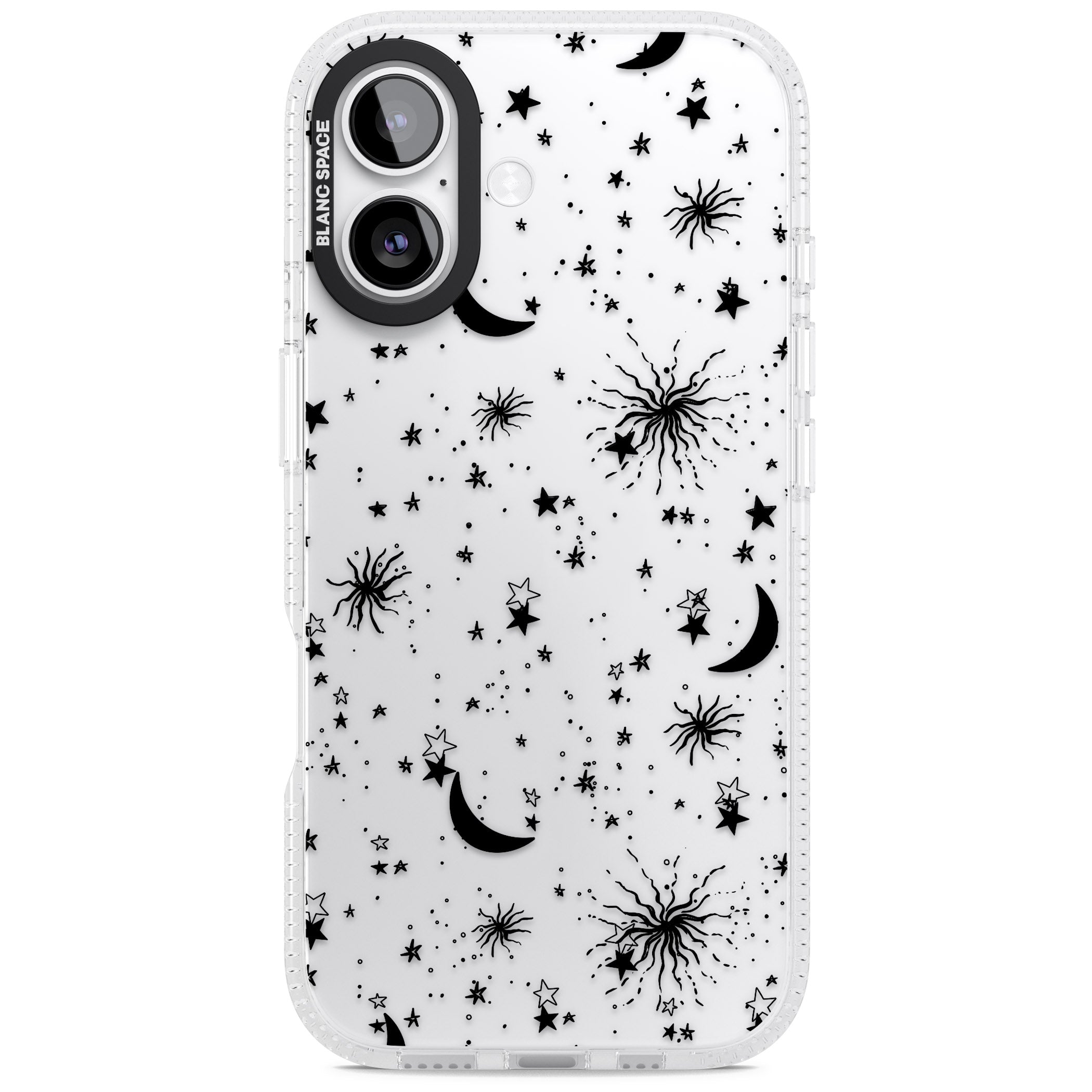 Celestial Night iPhone 17 Impact Air Clear Phone Case
