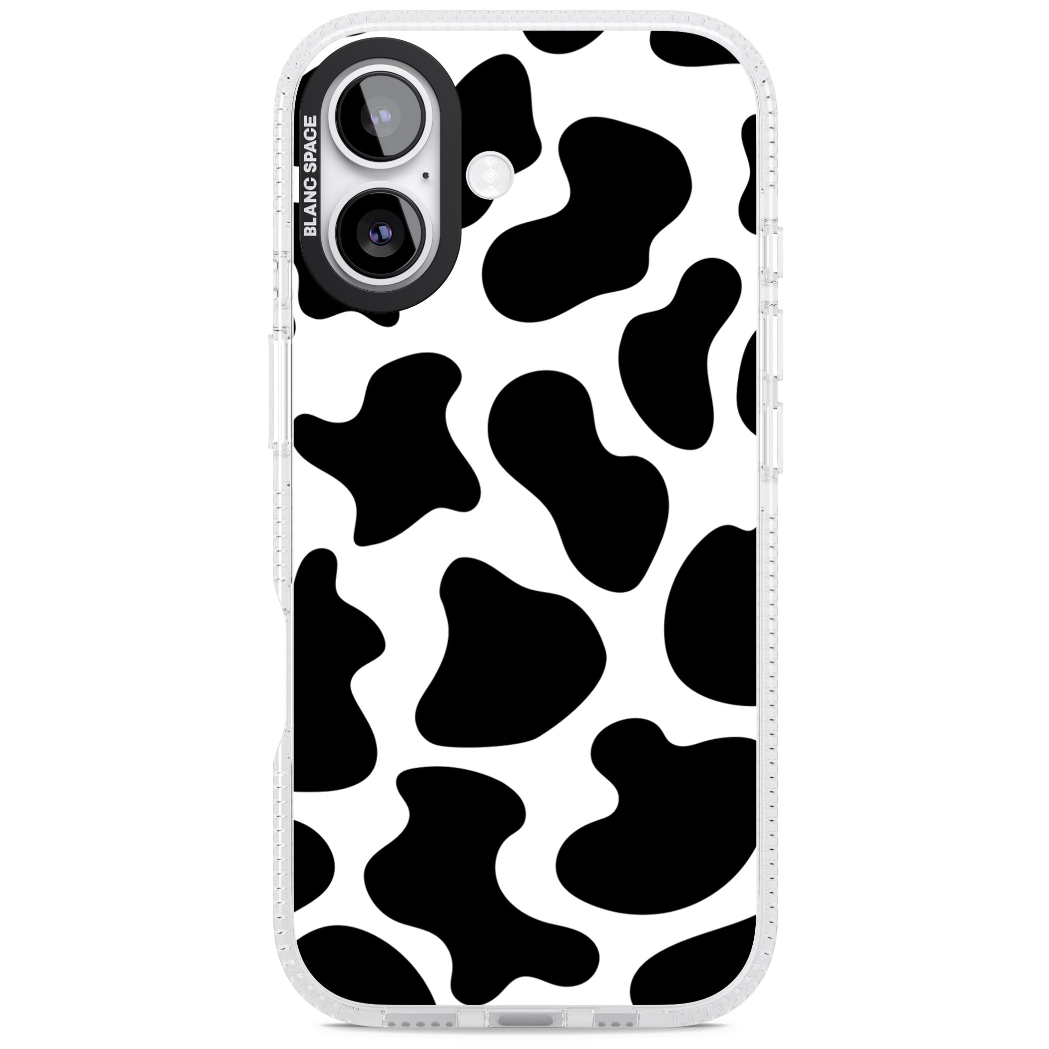 Cow Print iPhone 17 Impact Air Clear Phone Case