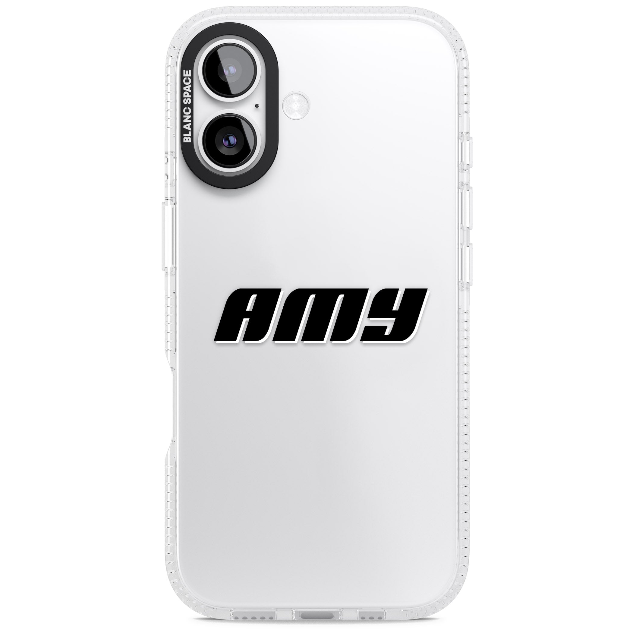 Personalised Bold Name iPhone 17 Impact Air Clear Phone Case