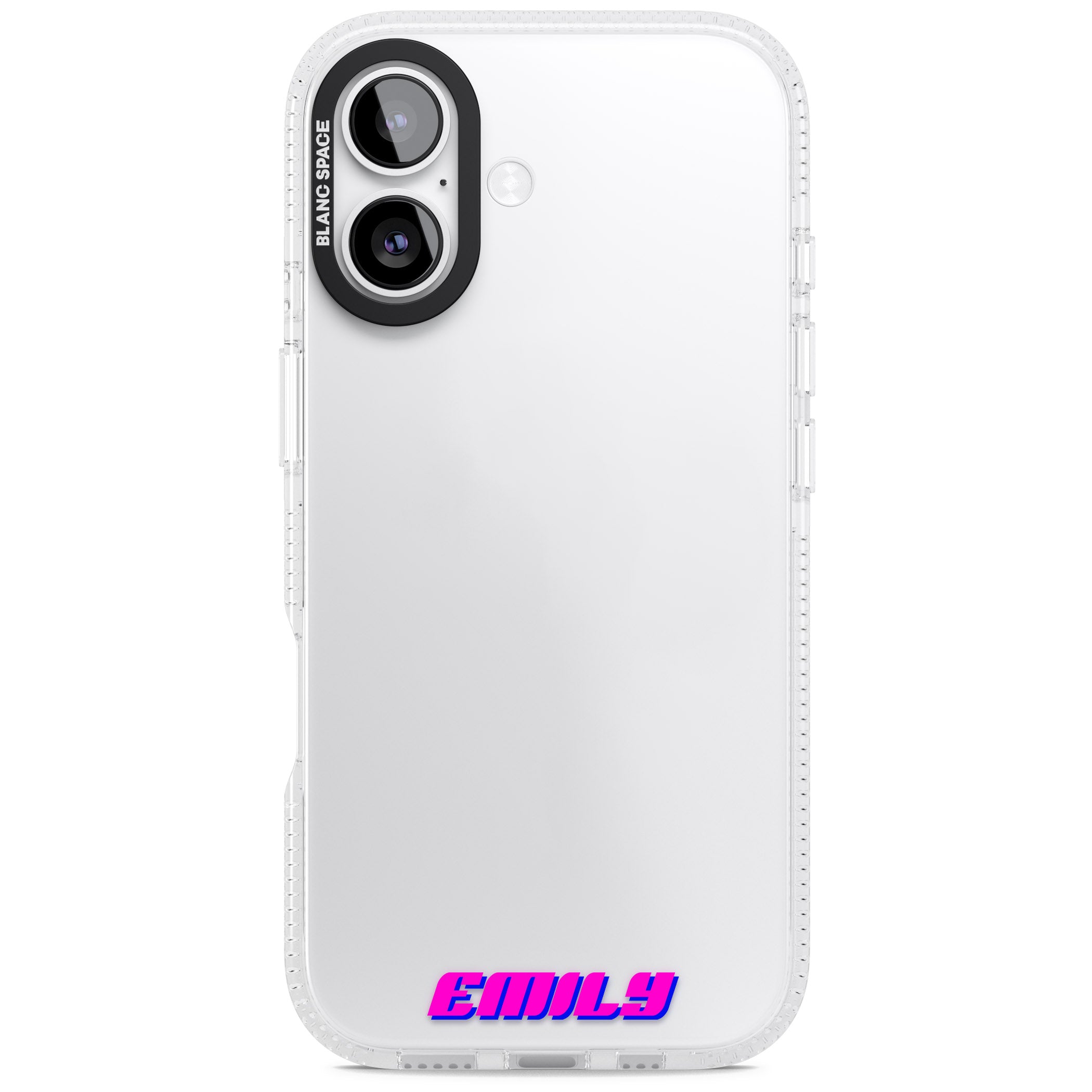 Personalised Cool Bottom Name iPhone 17 Impact Air Clear Phone Case