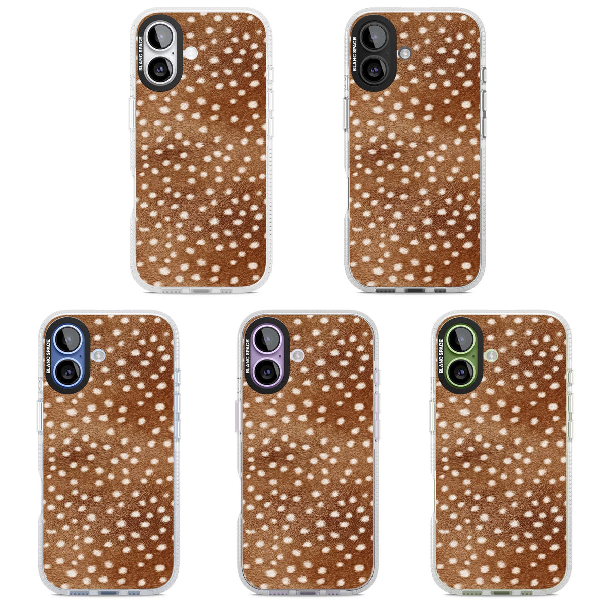 Deer Print animals iPhone case | Clear Case Impact Air case for iPhone 17