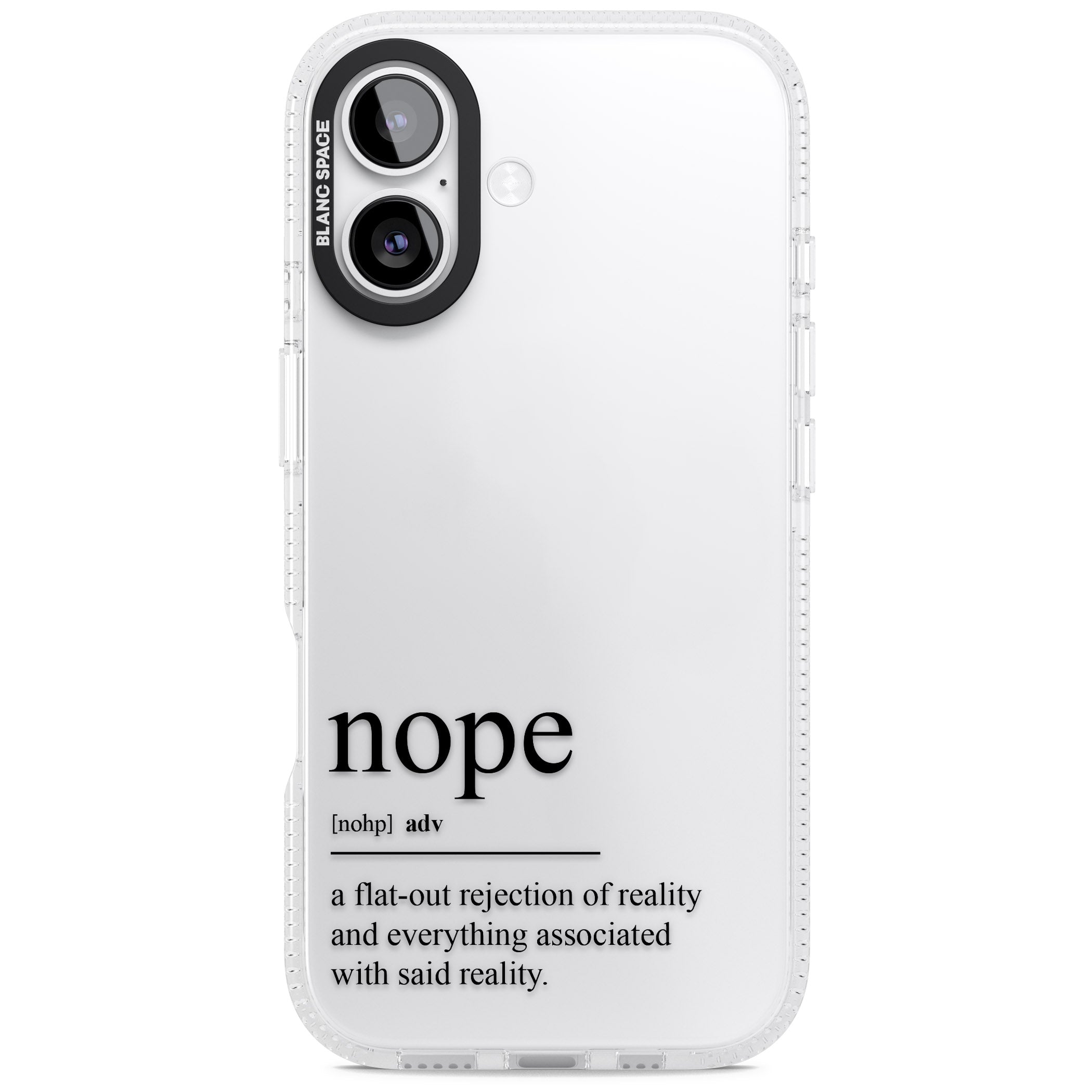 Nope iPhone 17 Impact Air Clear Phone Case