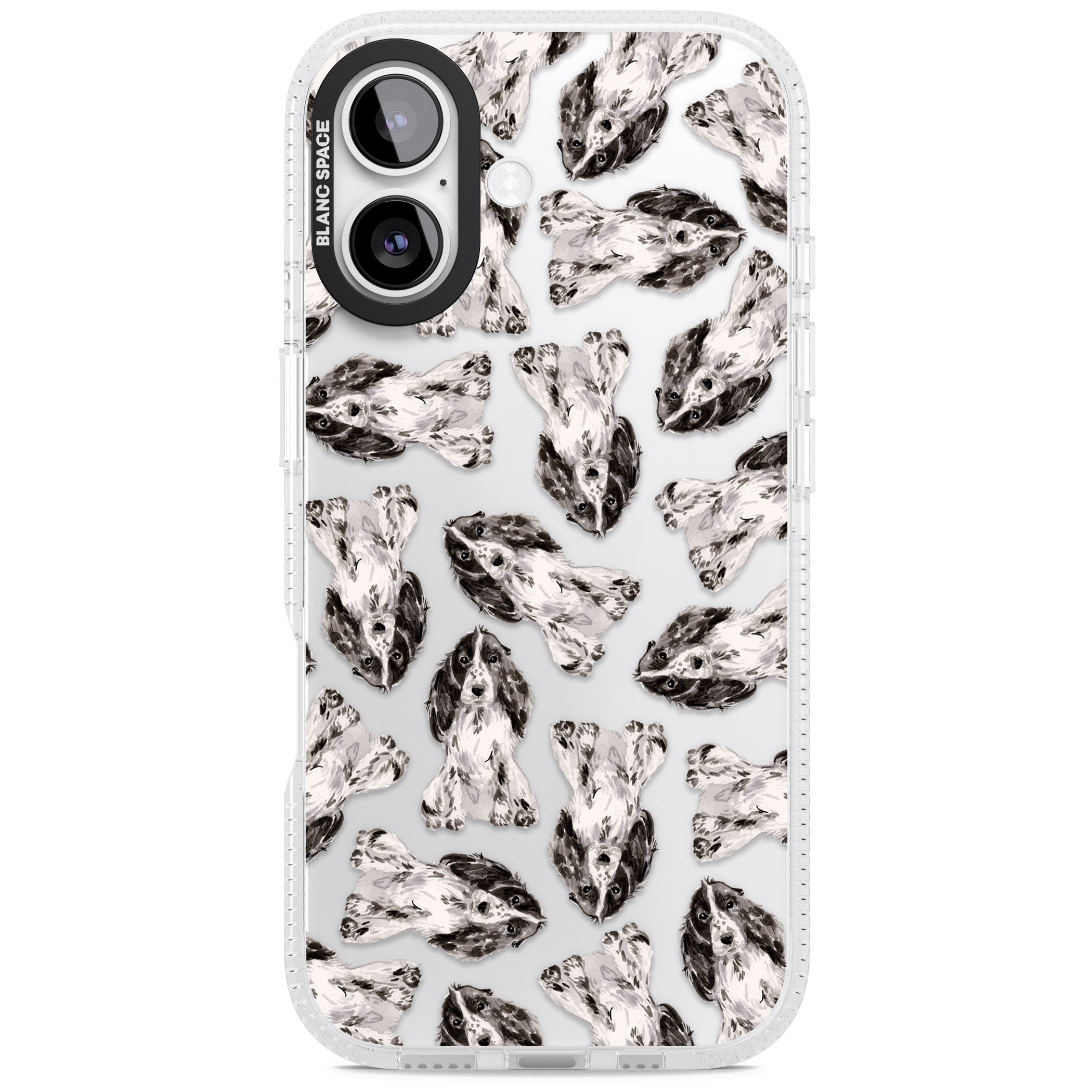 Cocker Spaniel Watercolor Elegance iPhone 17 Impact Air Clear Phone Case