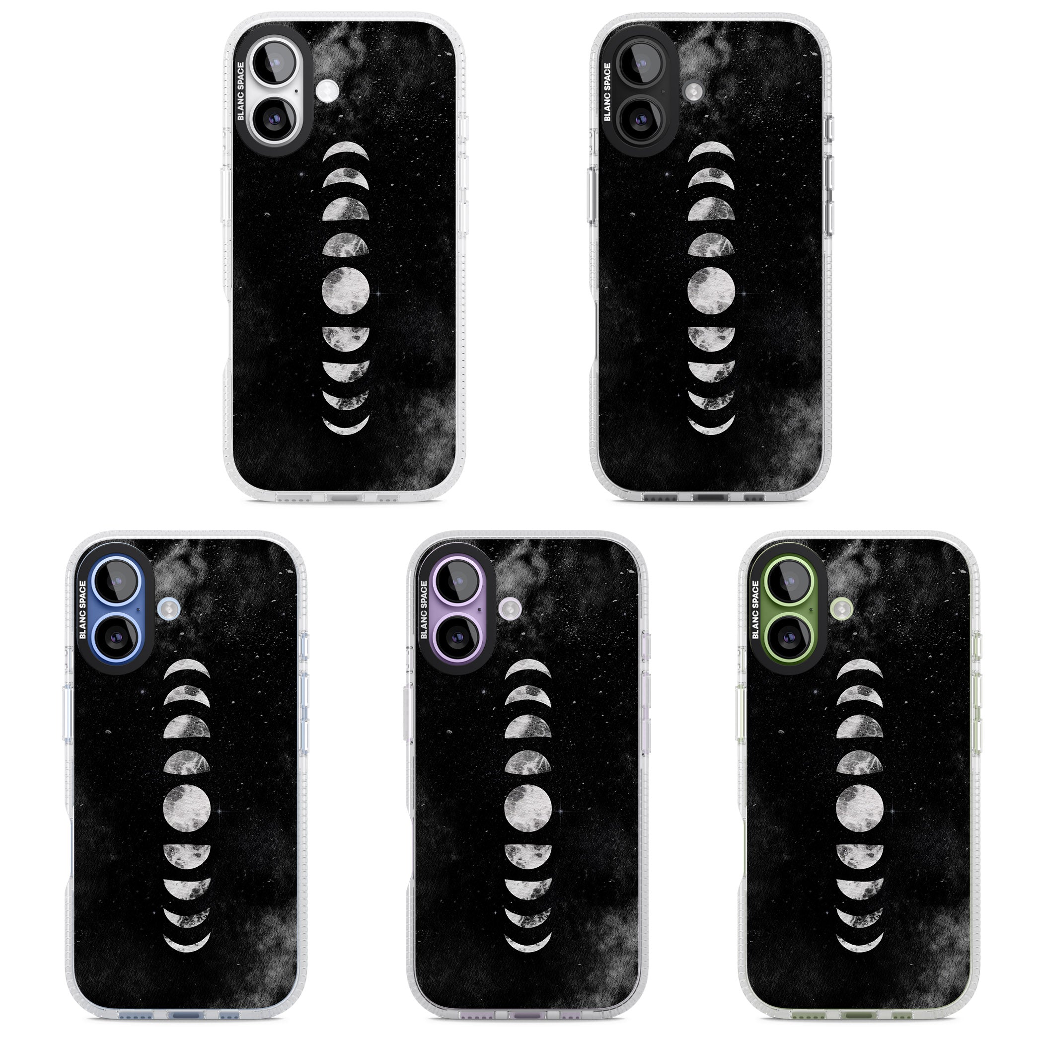 Lunar Phases iPhone 17 Impact Air Clear Phone Case APT Impact Protection