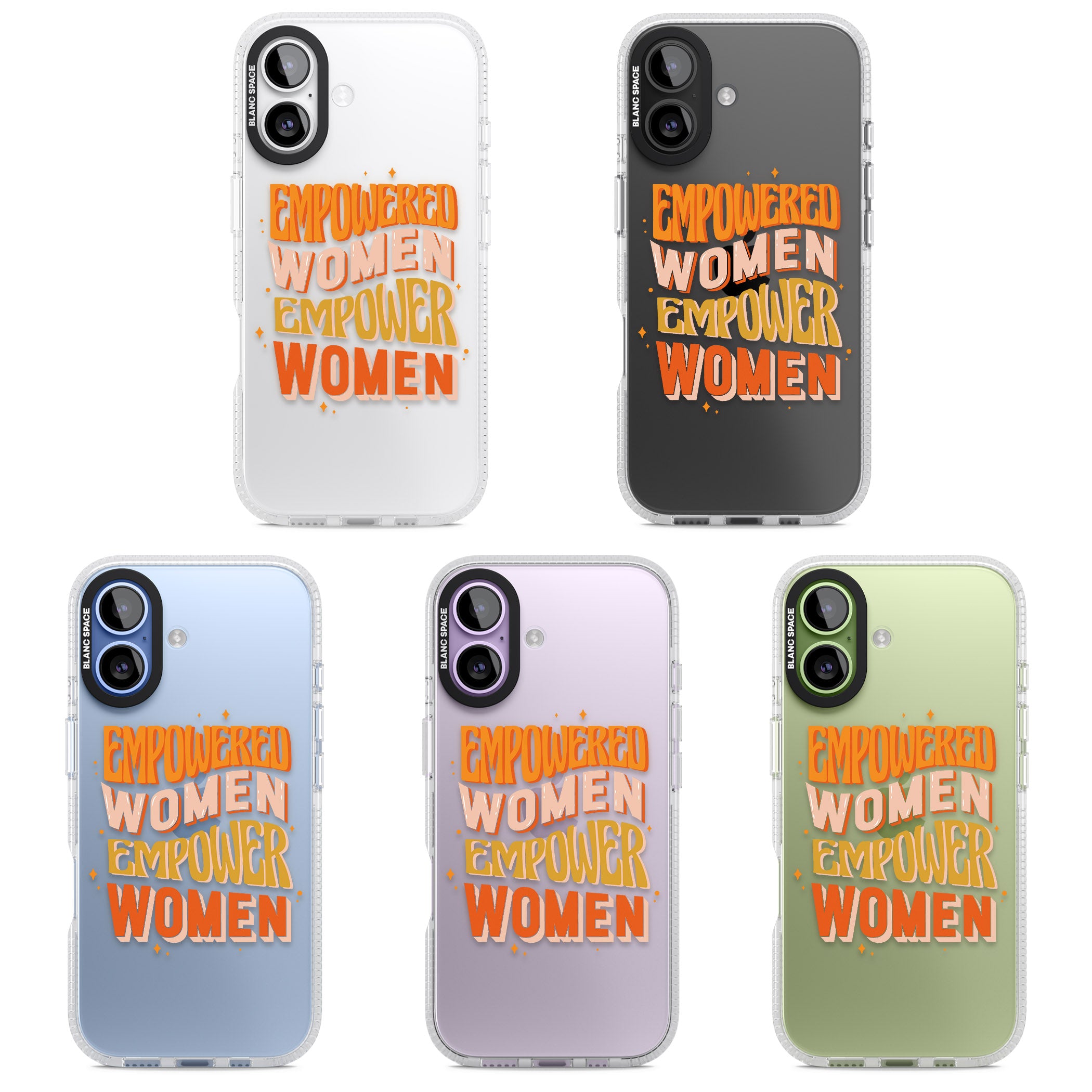 Empowered Women iPhone 17 Impact Air Clear Phone Case APT Impact Protection
