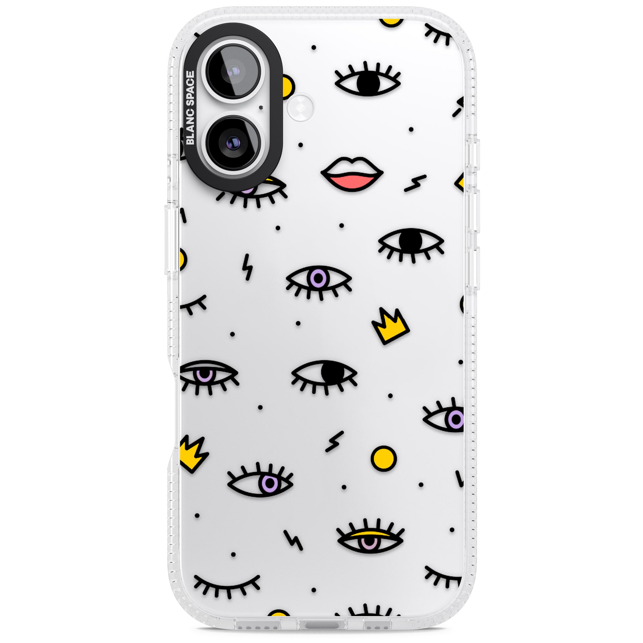 Eyes & Lips Icons iPhone 17 Impact Air Clear Phone Case